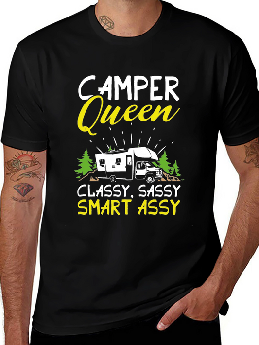 Camper Queen T-Shirt - Classy Sassy Smart Assy