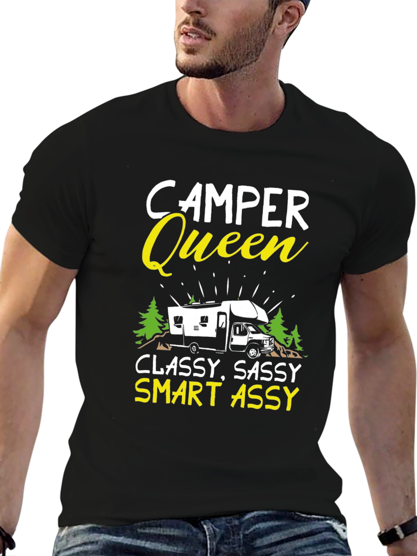 Camper Queen T-Shirt - Classy Sassy Smart Assy