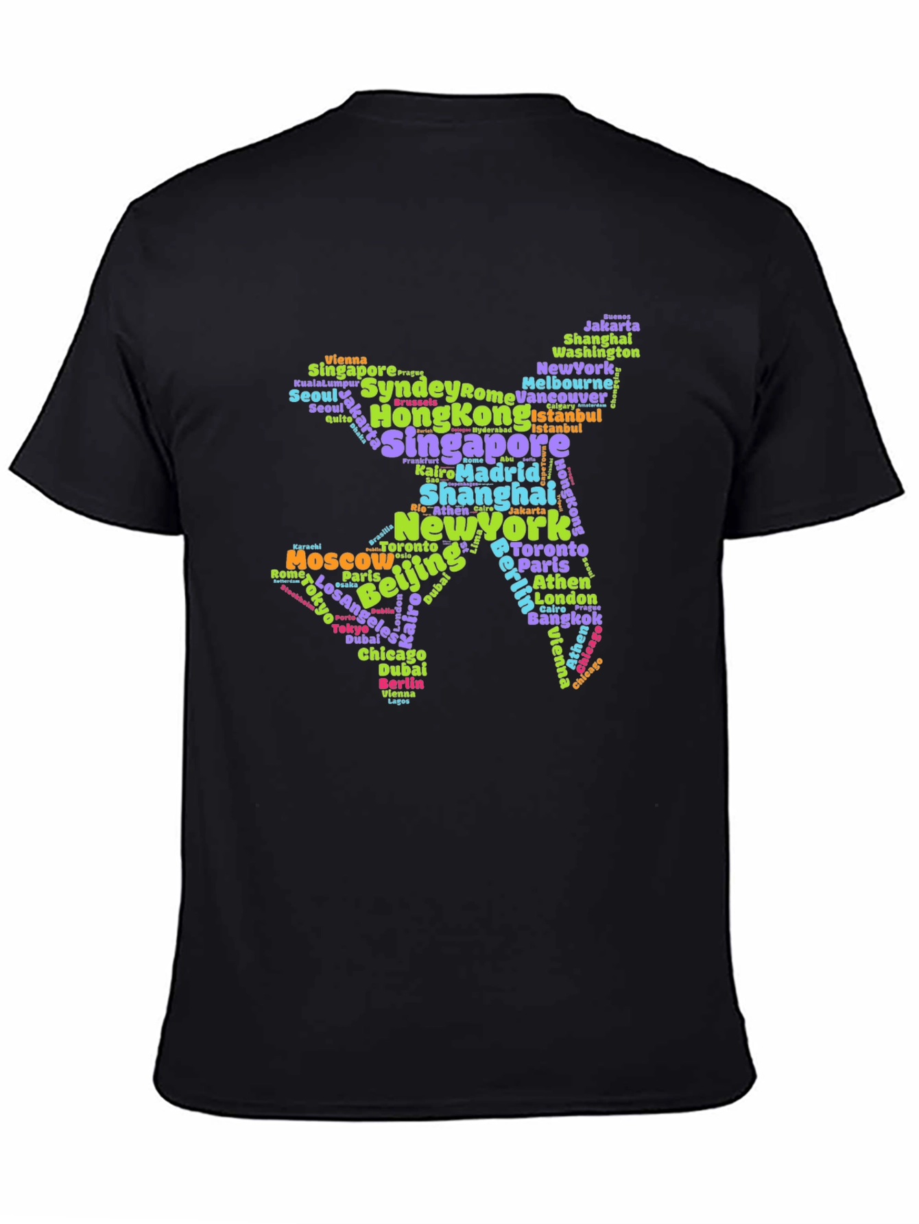 Travelers Cities Airplane Graphic Tee