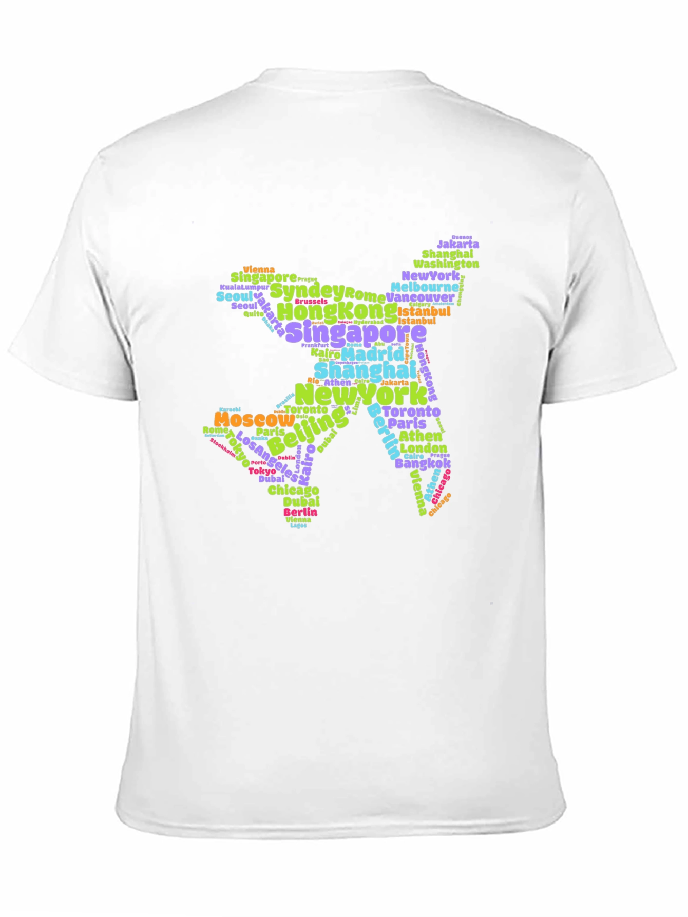 Travelers Cities Airplane Graphic Tee