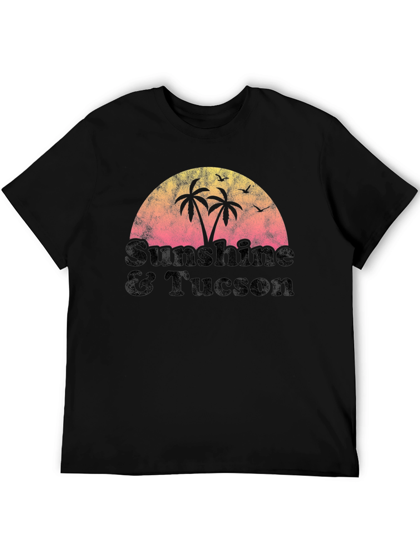 Sunshine & Tucson Retro Palm Tree T-Shirt