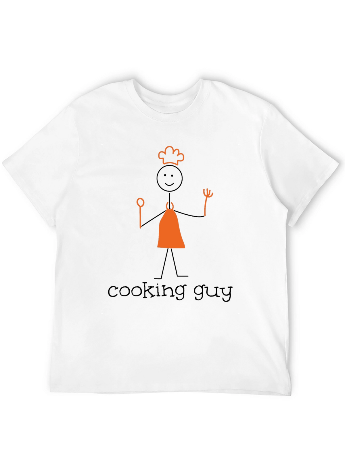 Cooking Guy Graphic Tee - Black
