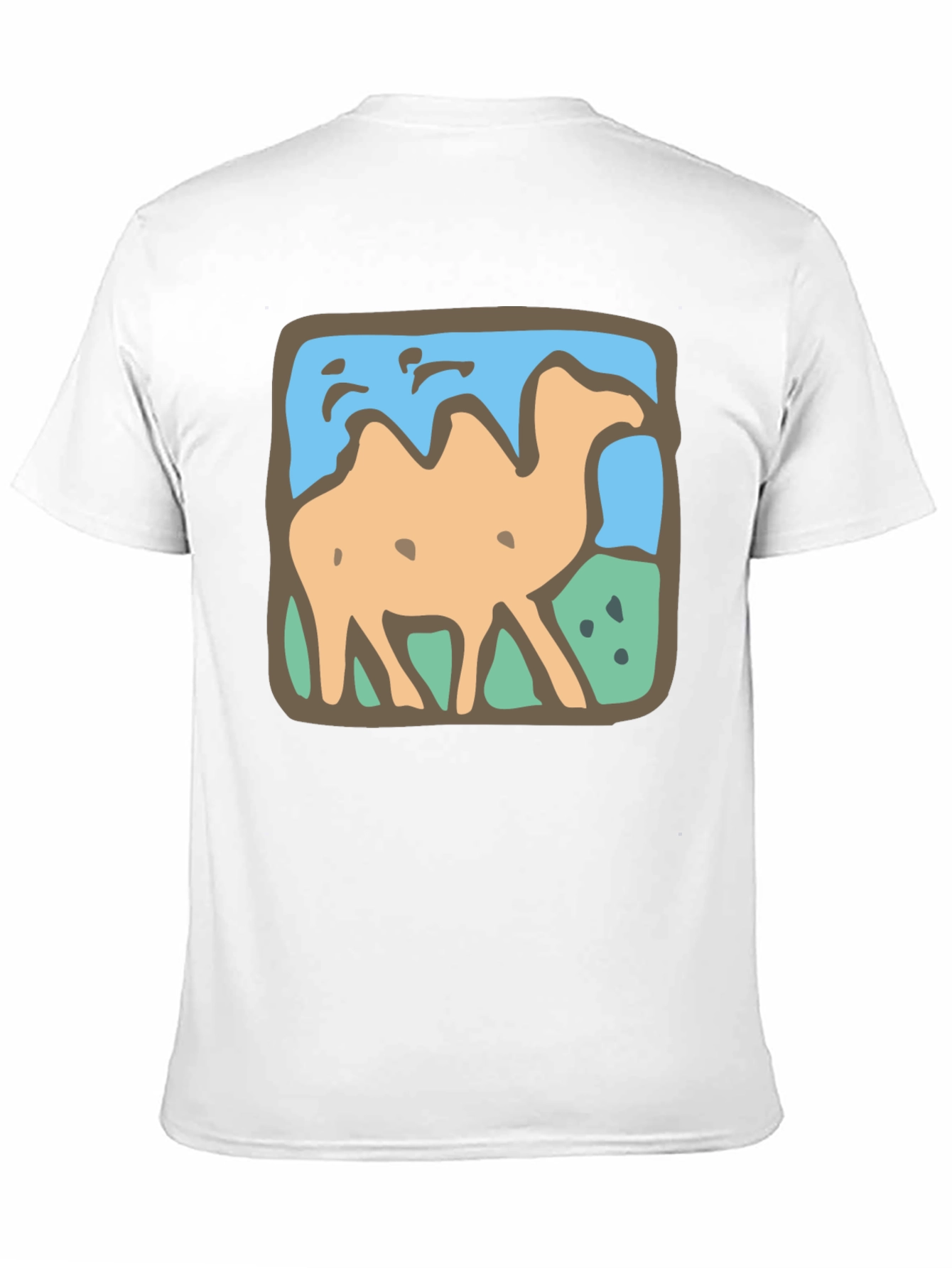 Camel Graphic Tee - Stylish Mens Black T-Shirt