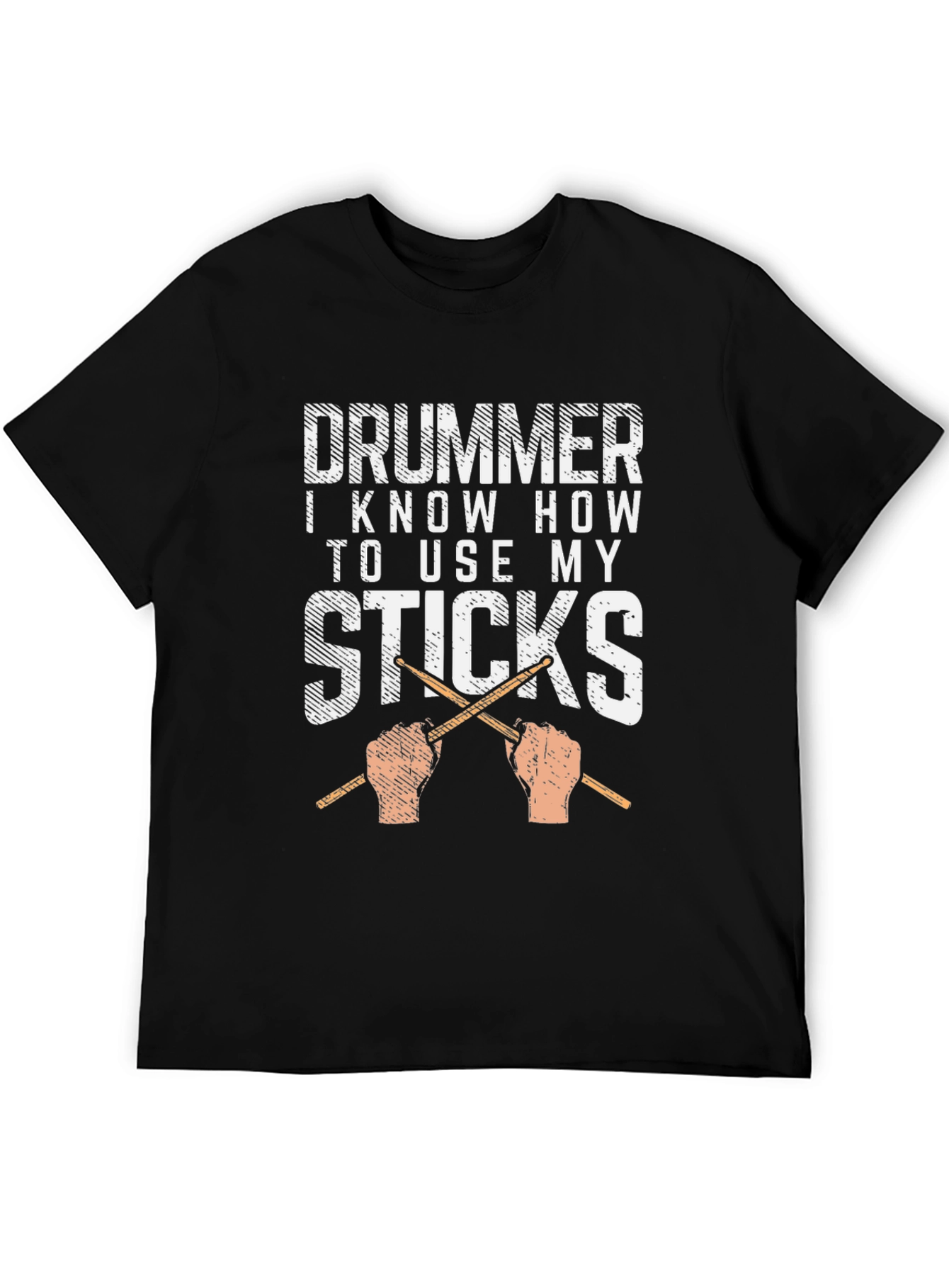Drummer Sticks T-Shirt - Music Lover Tee