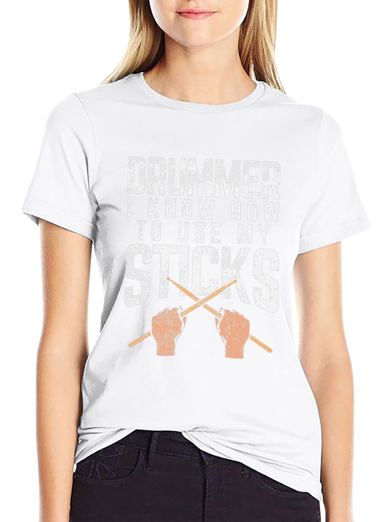 Drummer Sticks T-Shirt - Music Lover Tee