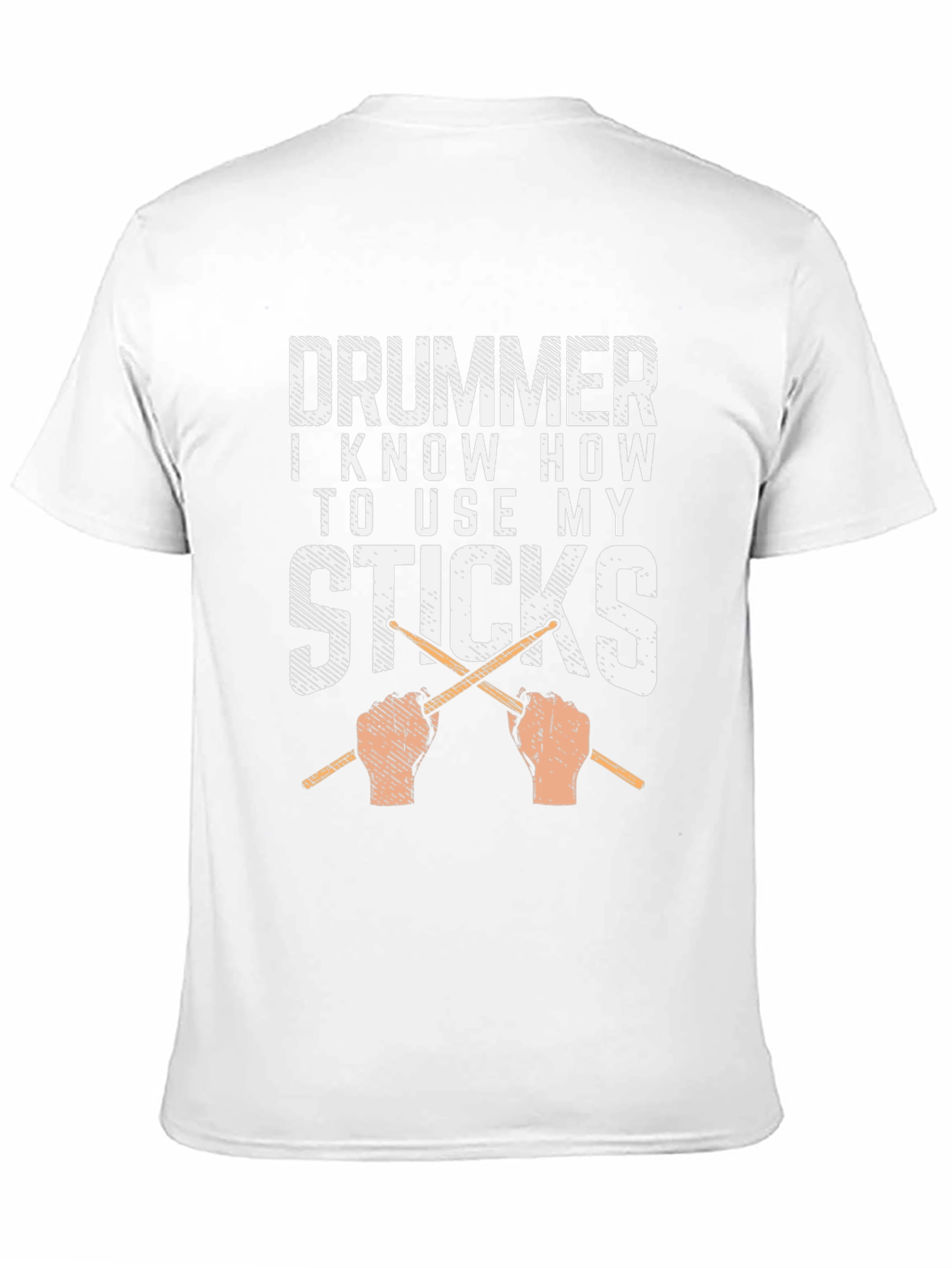 Drummer Sticks T-Shirt - Music Lover Tee