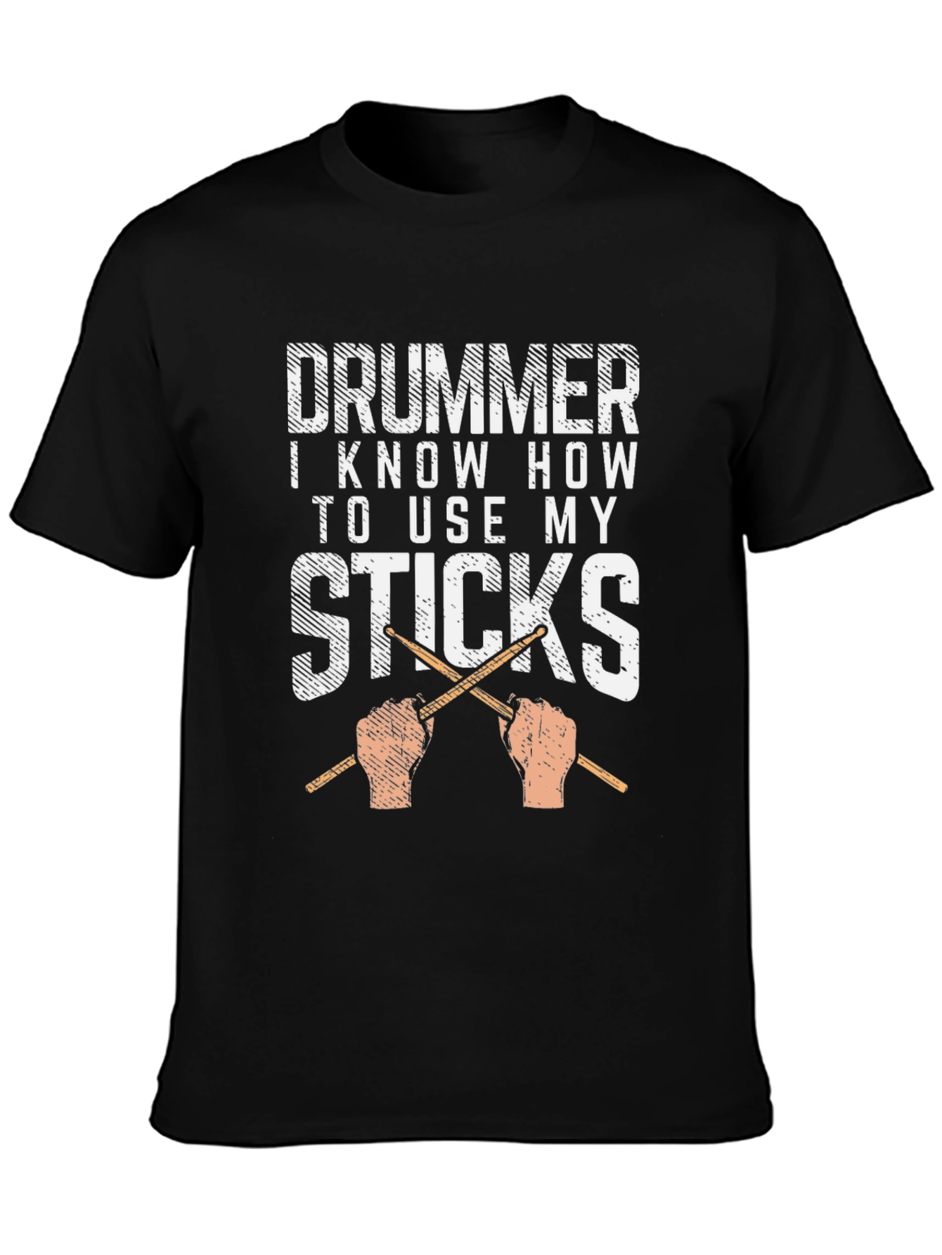 Drummer Sticks T-Shirt - Music Lover Tee