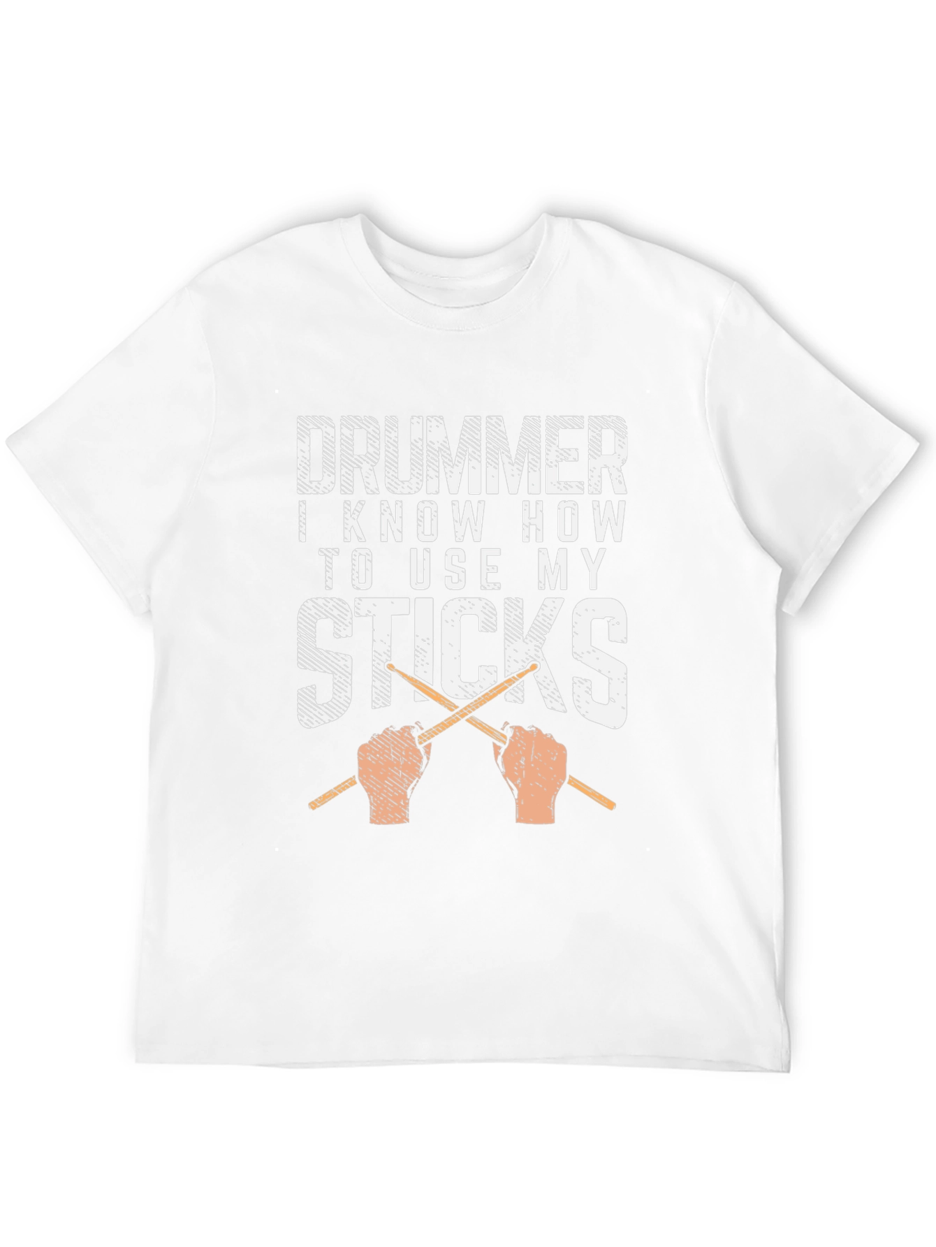 Drummer Sticks T-Shirt - Music Lover Tee