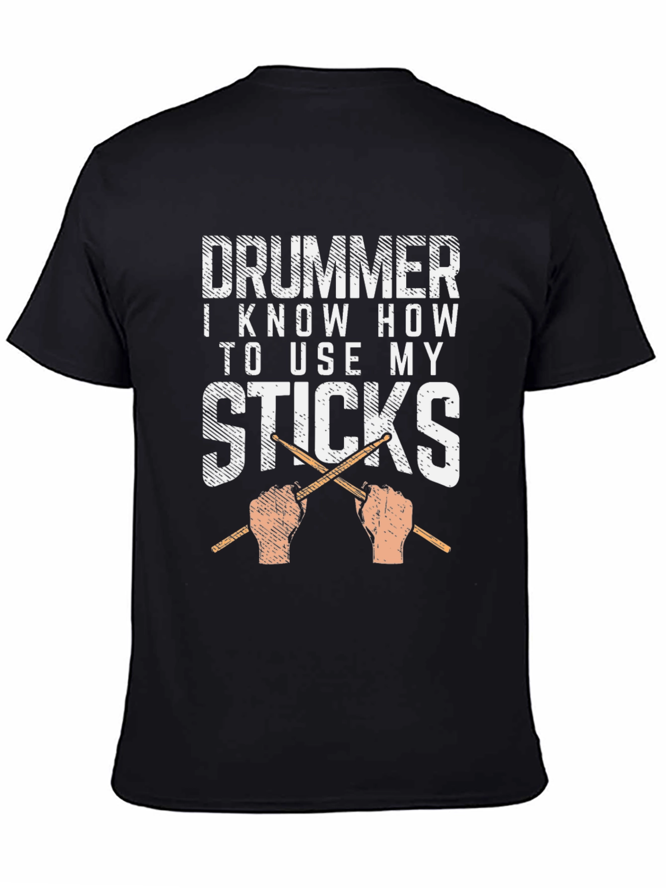 Drummer Sticks T-Shirt - Music Lover Tee