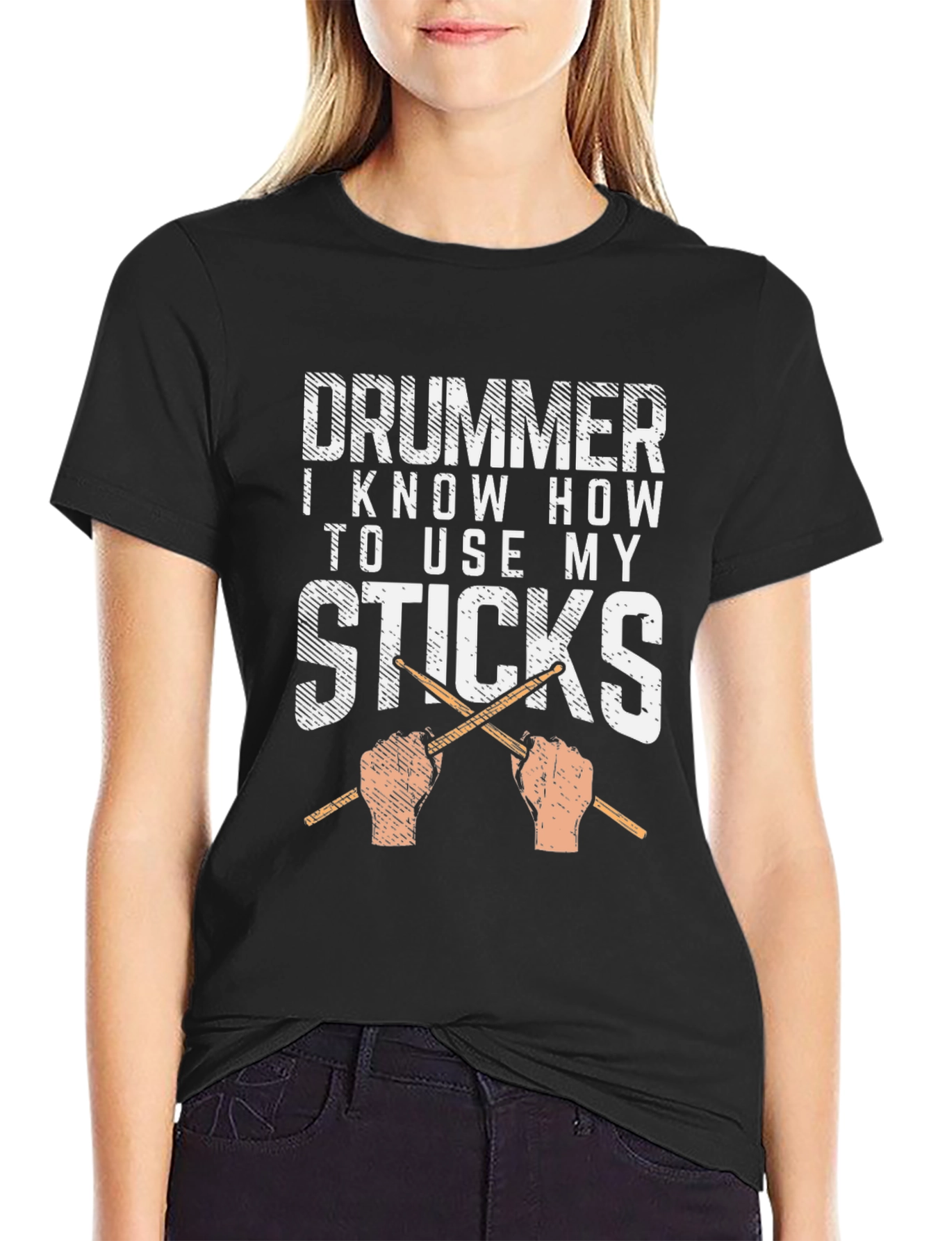 Drummer Sticks T-Shirt - Music Lover Tee