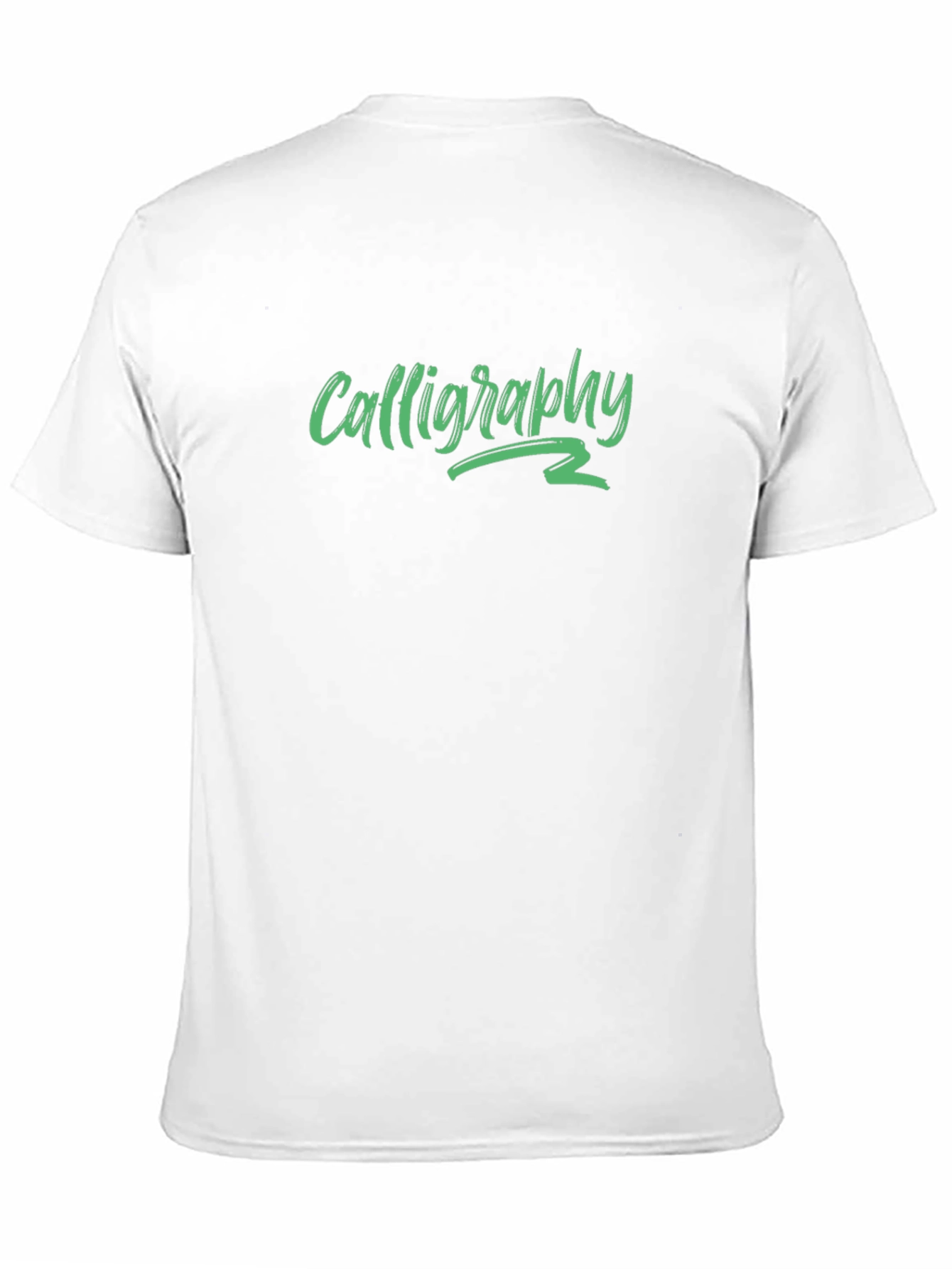 Calligraphy Graphic T-Shirt - Stylish Black Tee