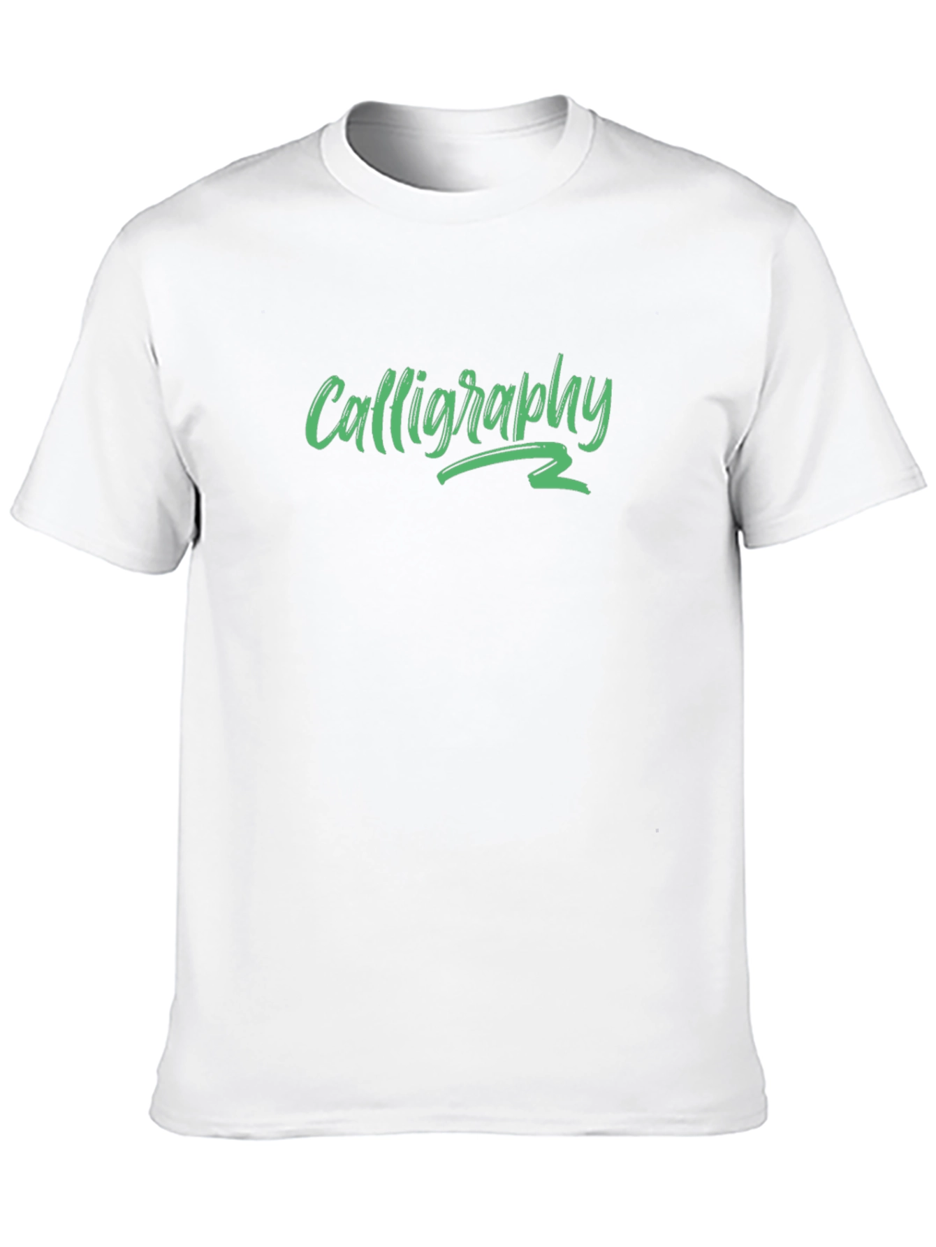 Calligraphy Graphic T-Shirt - Stylish Black Tee