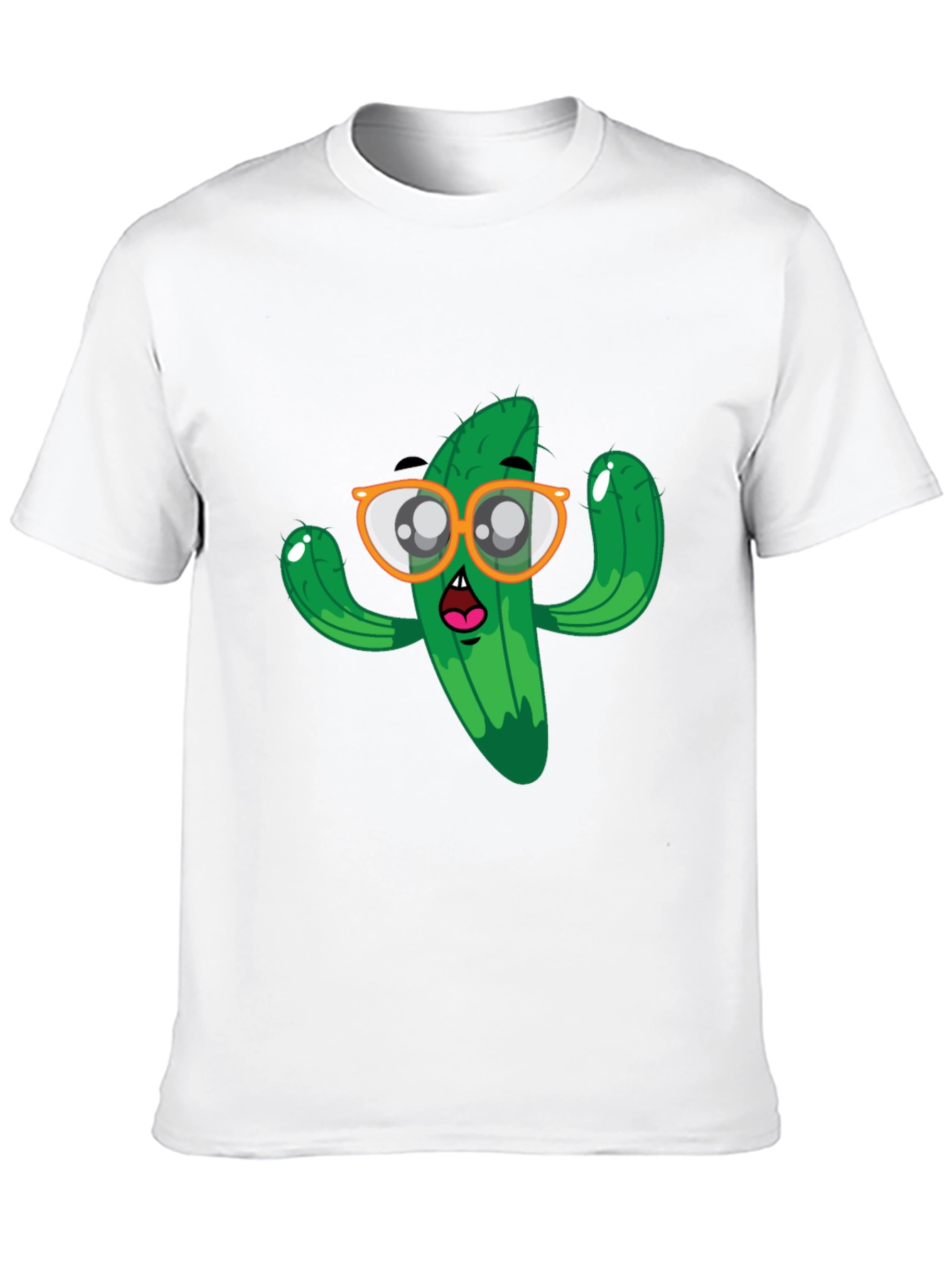 Funny Cactus Graphic Tee - Unisex Black T-Shirt