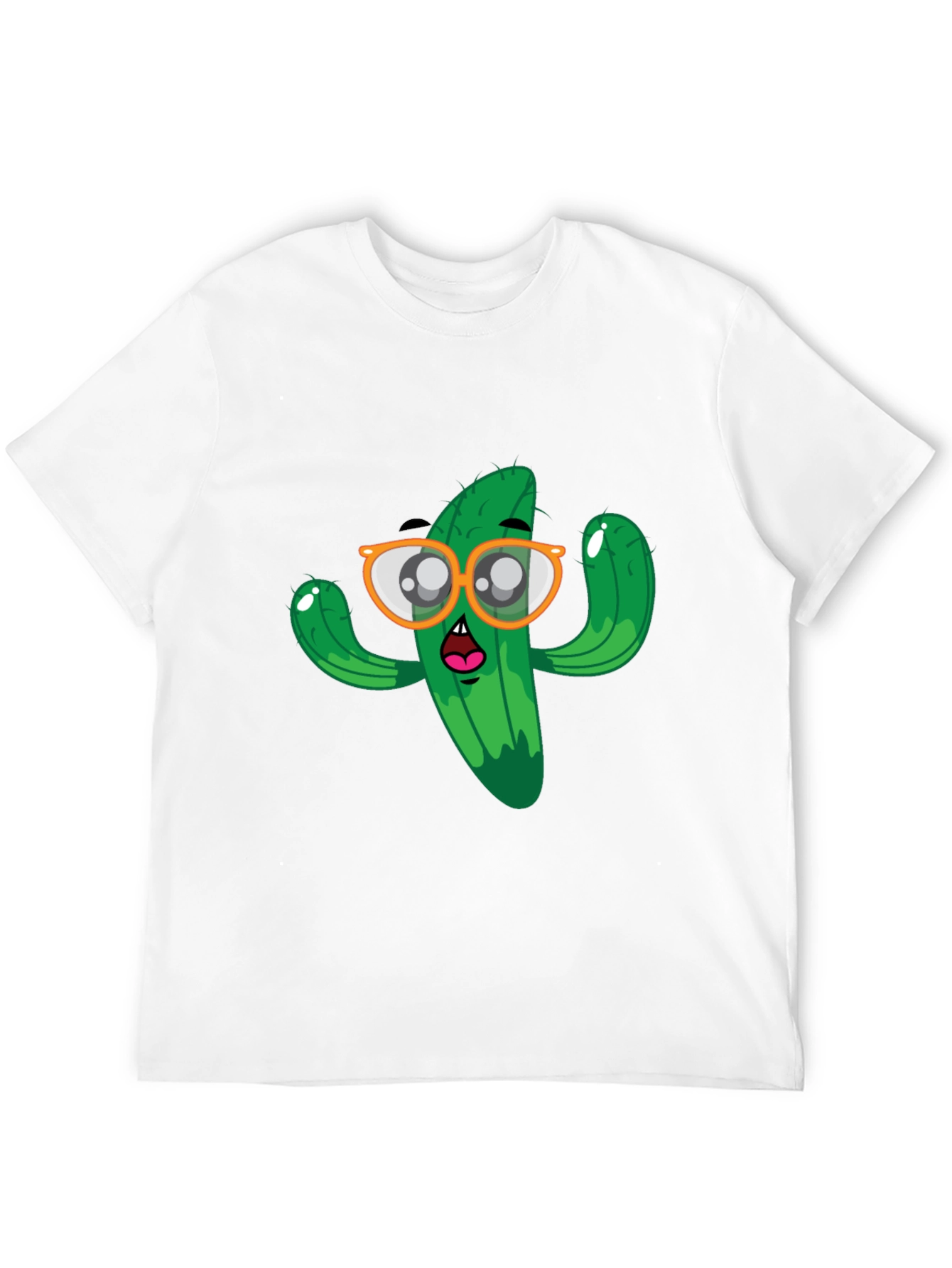 Funny Cactus Graphic Tee - Unisex Black T-Shirt
