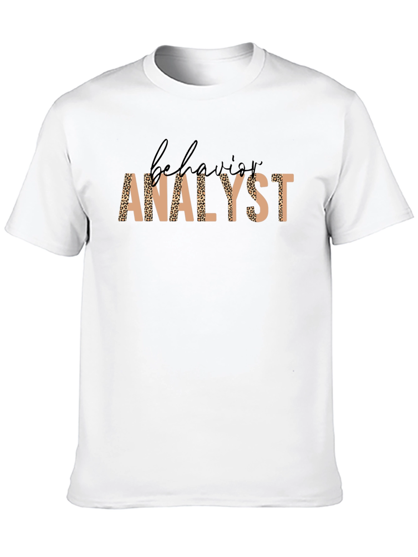 Behavior Analyst Leopard Print Graphic Tee
