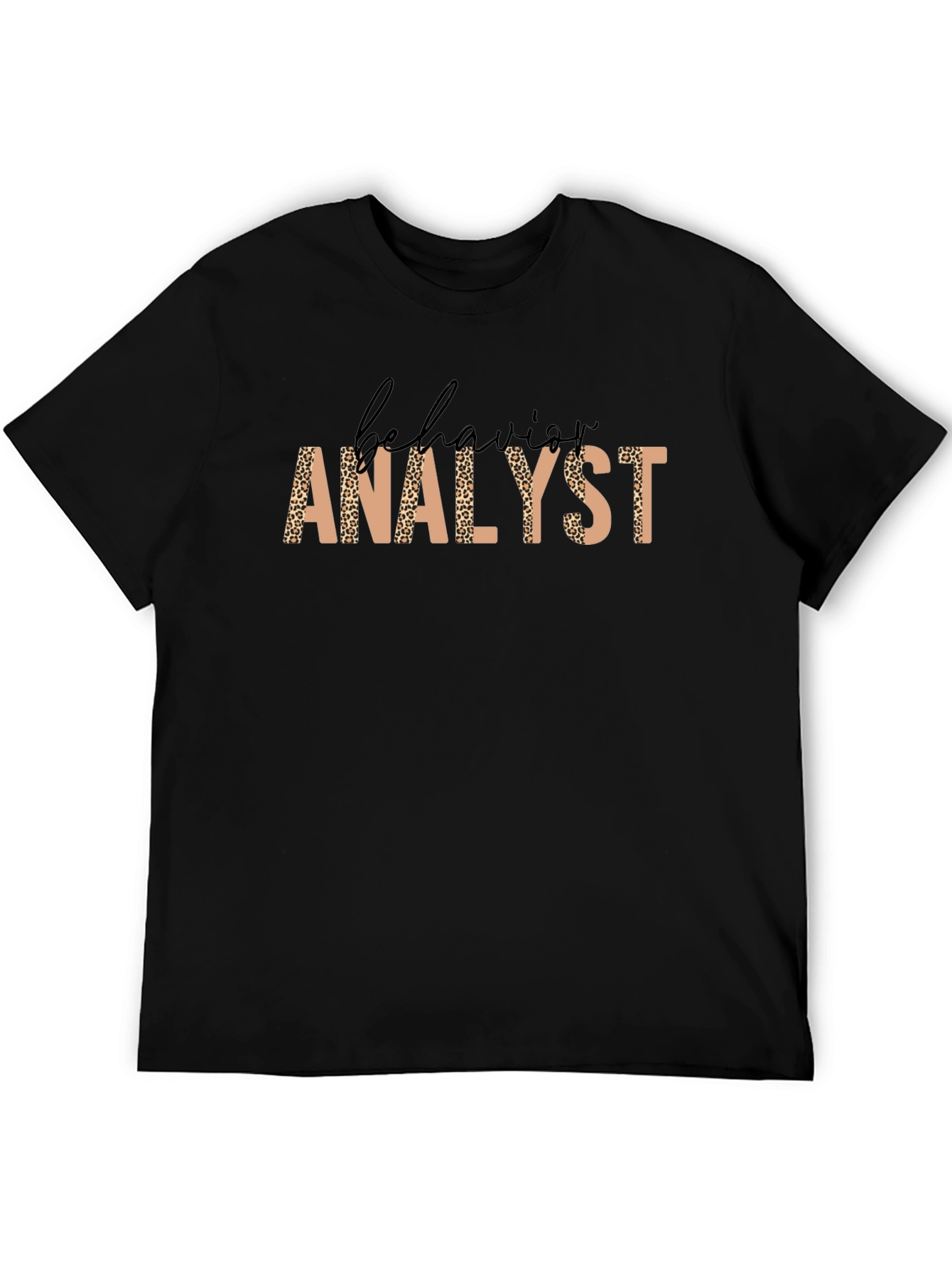 Behavior Analyst Leopard Print Graphic Tee