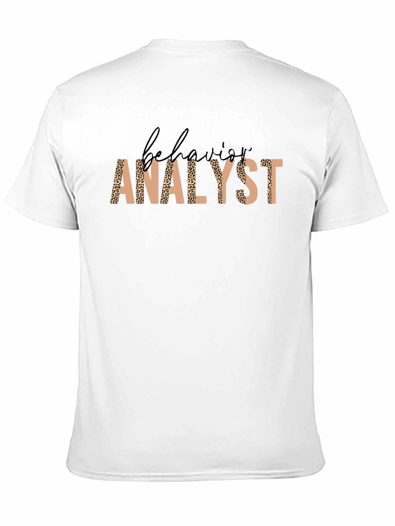 Behavior Analyst Leopard Print Graphic Tee