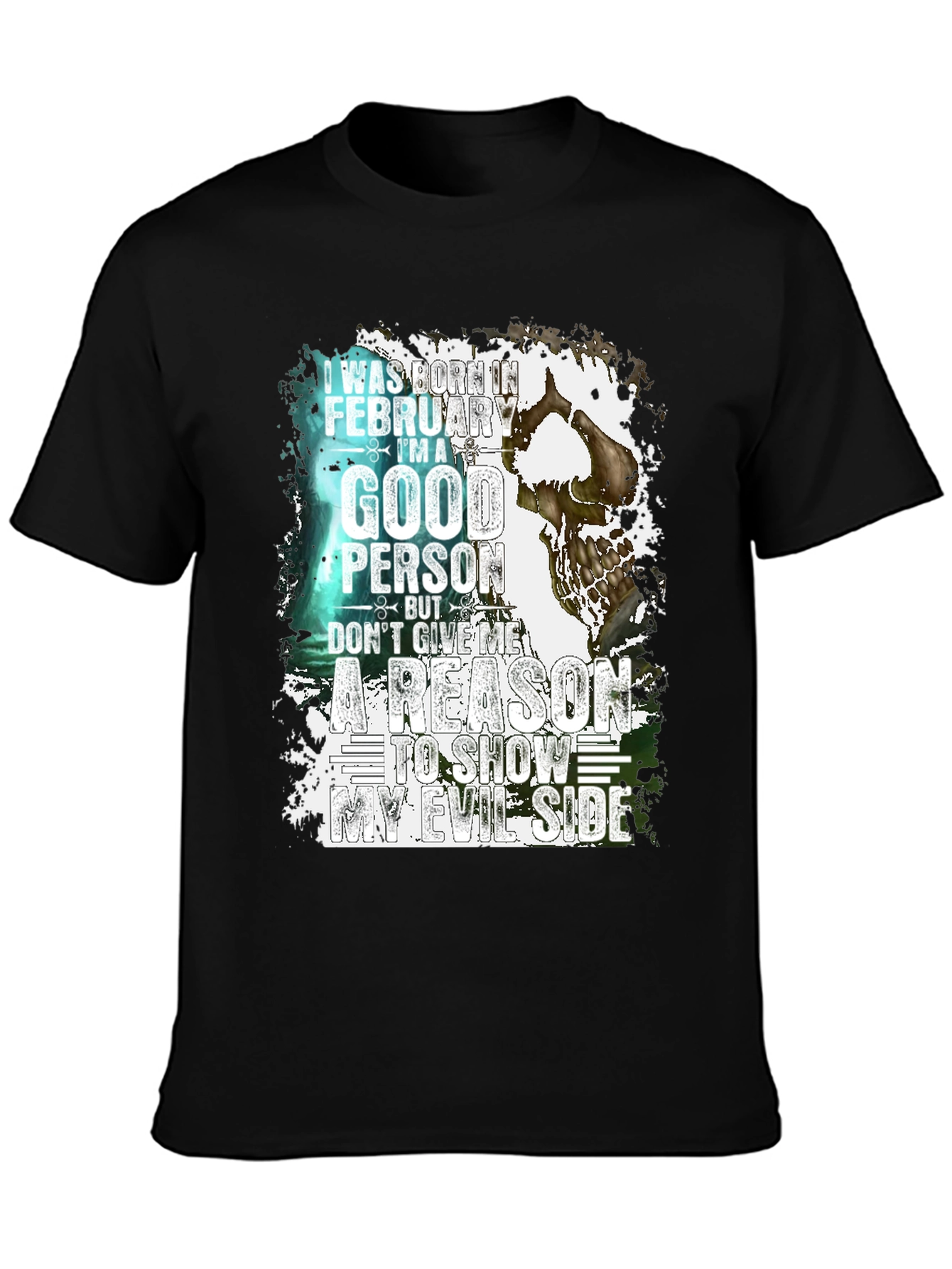 February Good Person Evil Side T-Shirt