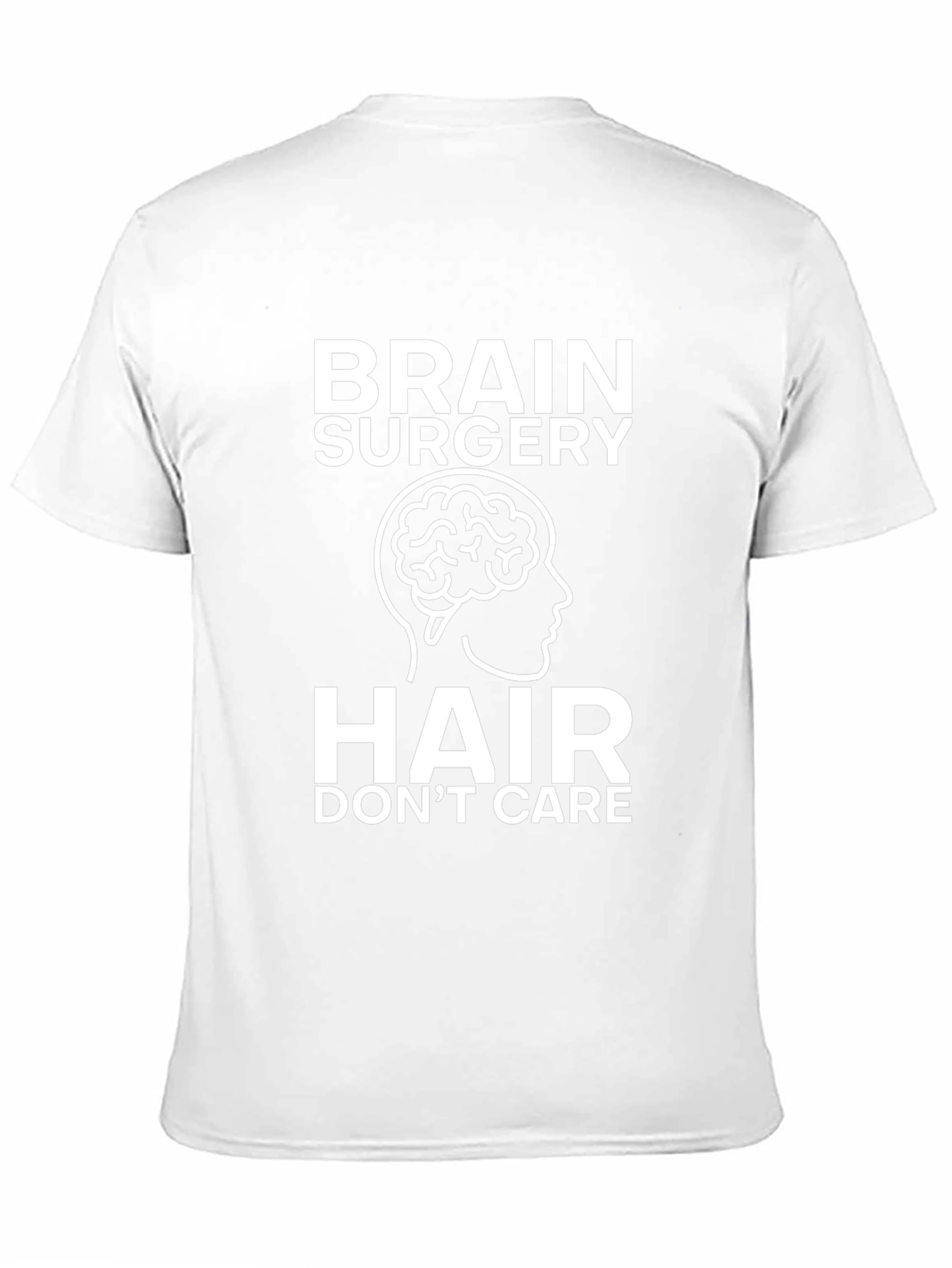 Brain Surgery Hair Dont Care Black T-Shirt