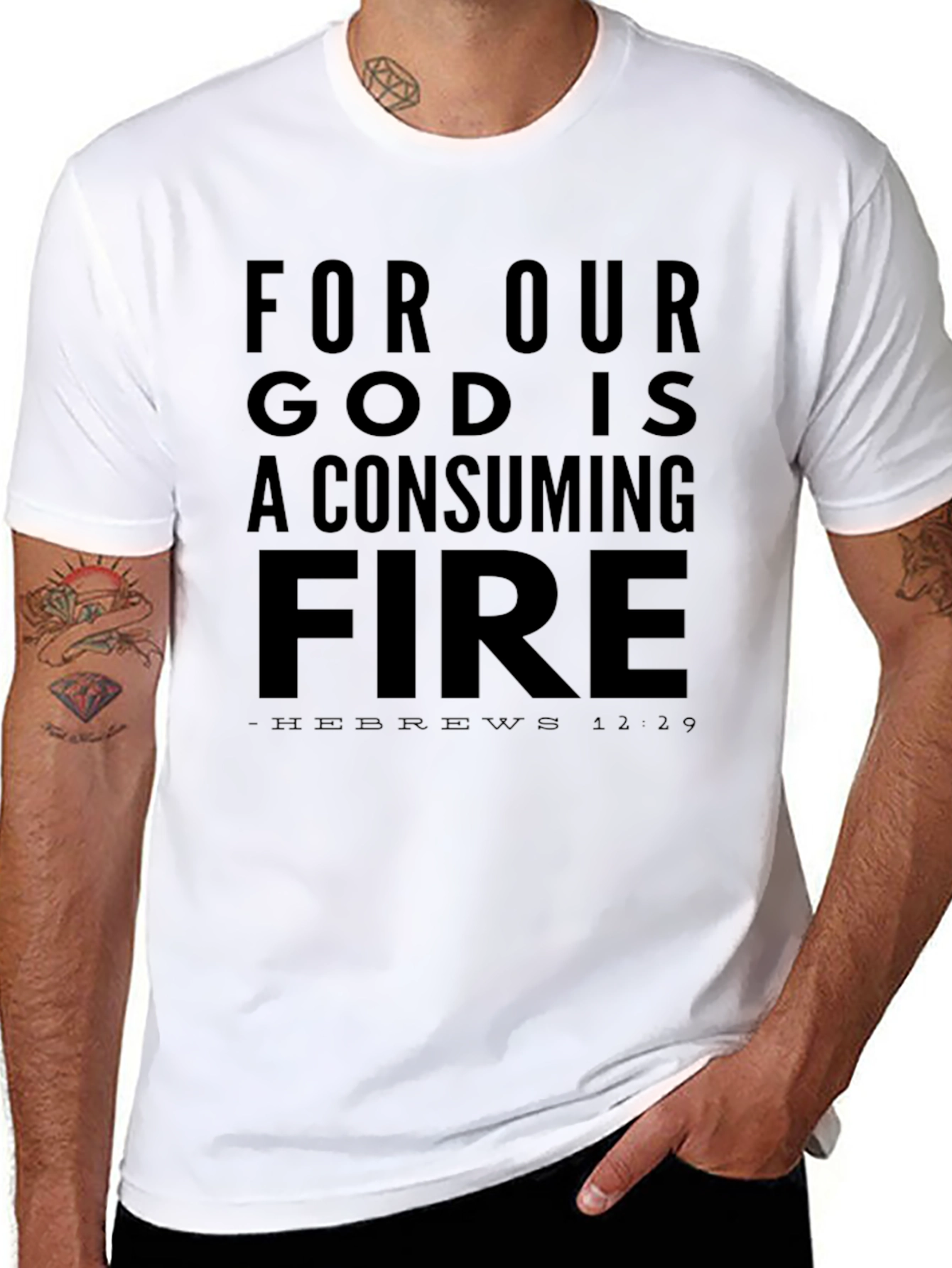 Consuming Fire Religious Graphic T-Shirt