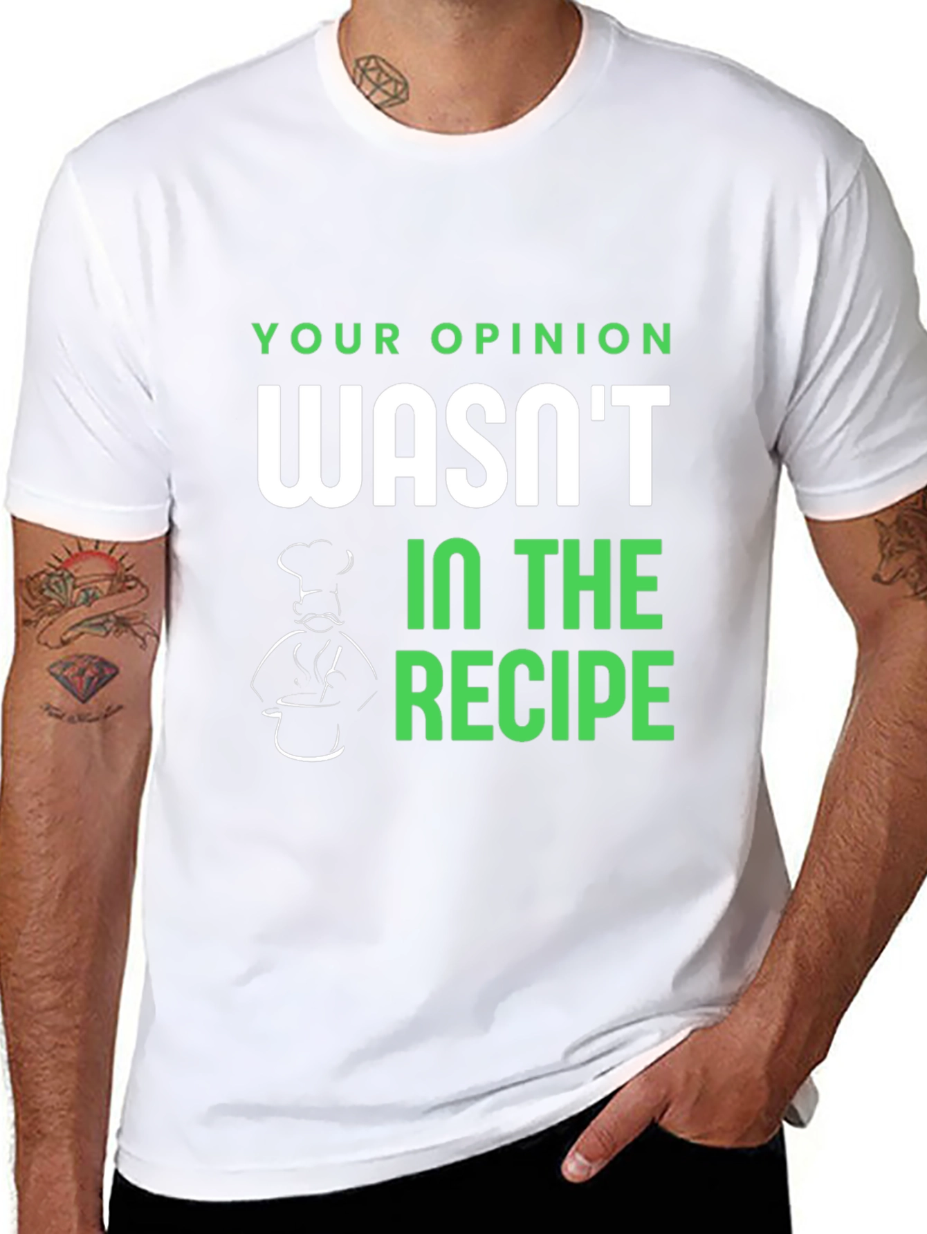 Opinion Recipe T-Shirt - Funny Chef Tee
