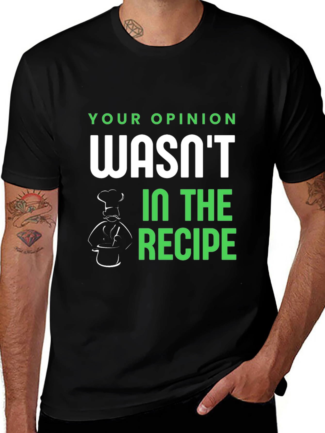 Opinion Recipe T-Shirt - Funny Chef Tee