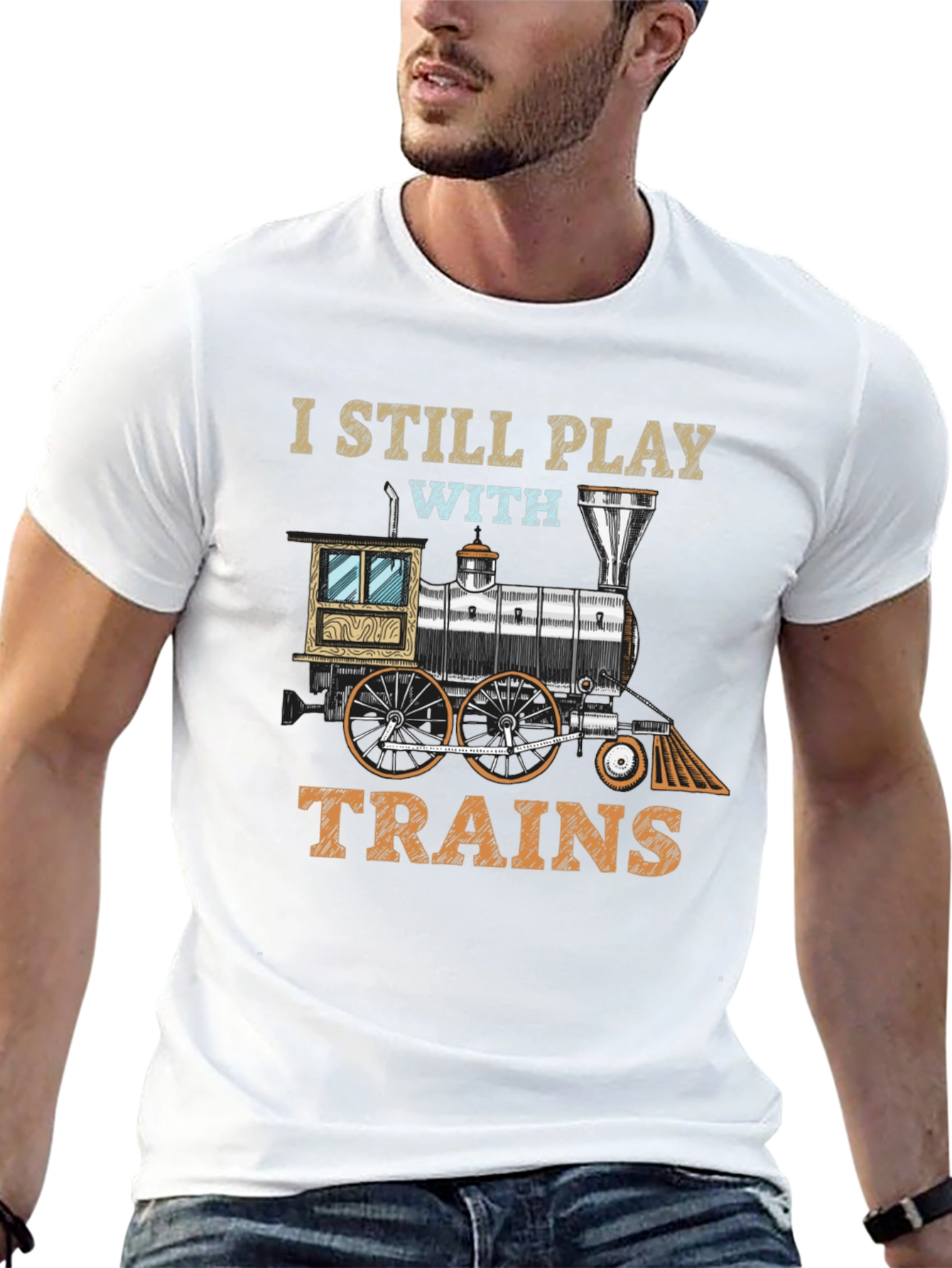 I Still Play With Trains T-Shirt