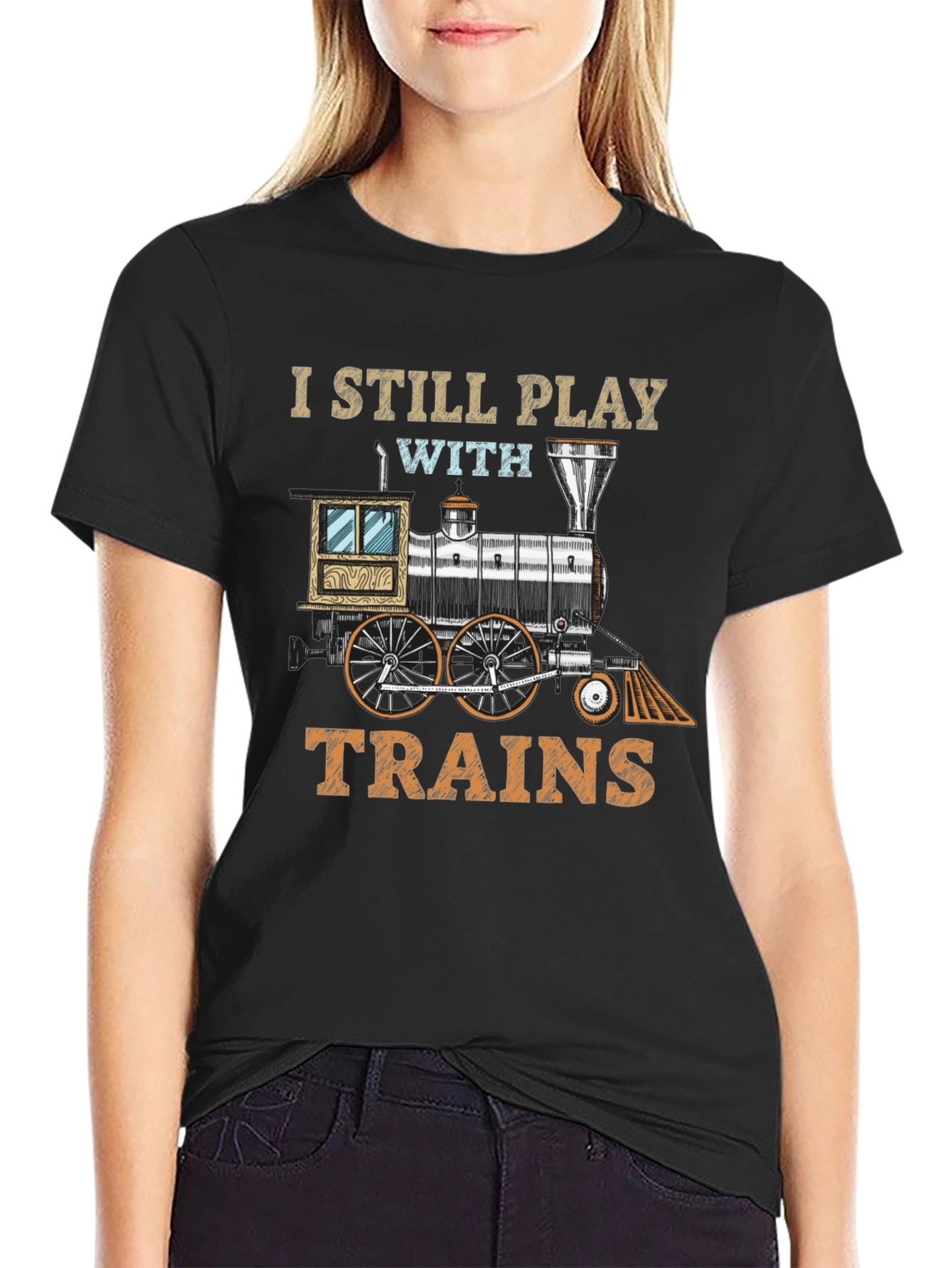 I Still Play With Trains T-Shirt