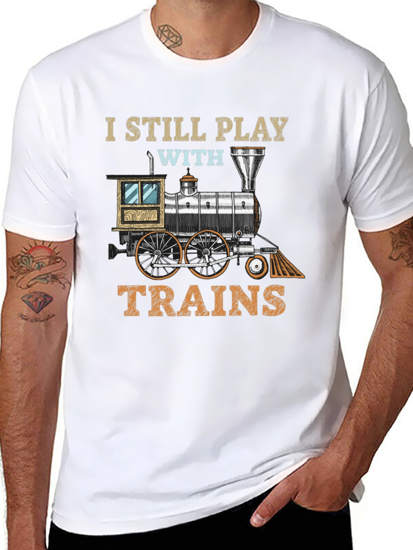 I Still Play With Trains T-Shirt