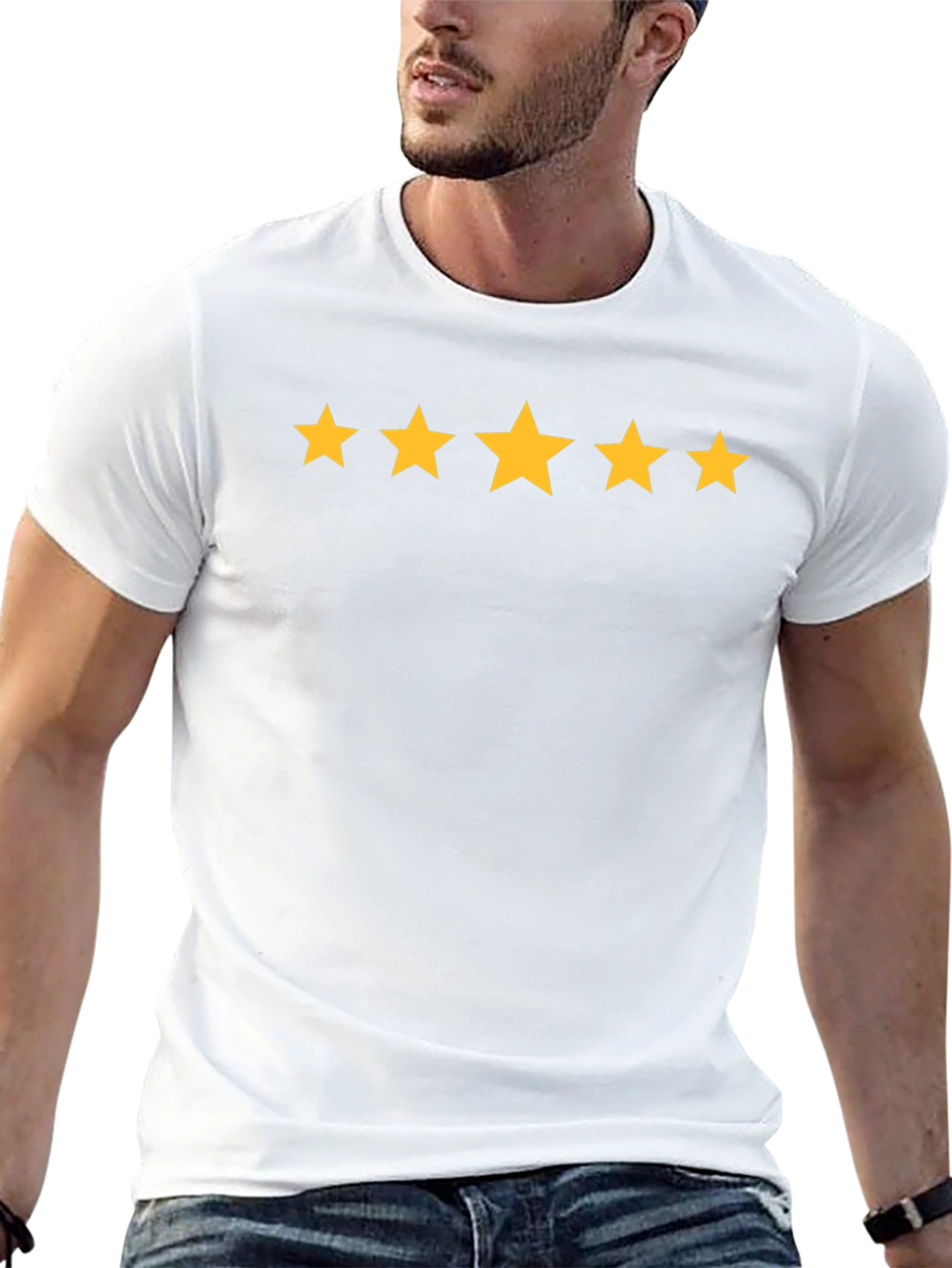 Five Star Graphic Tee - Premium Comfort