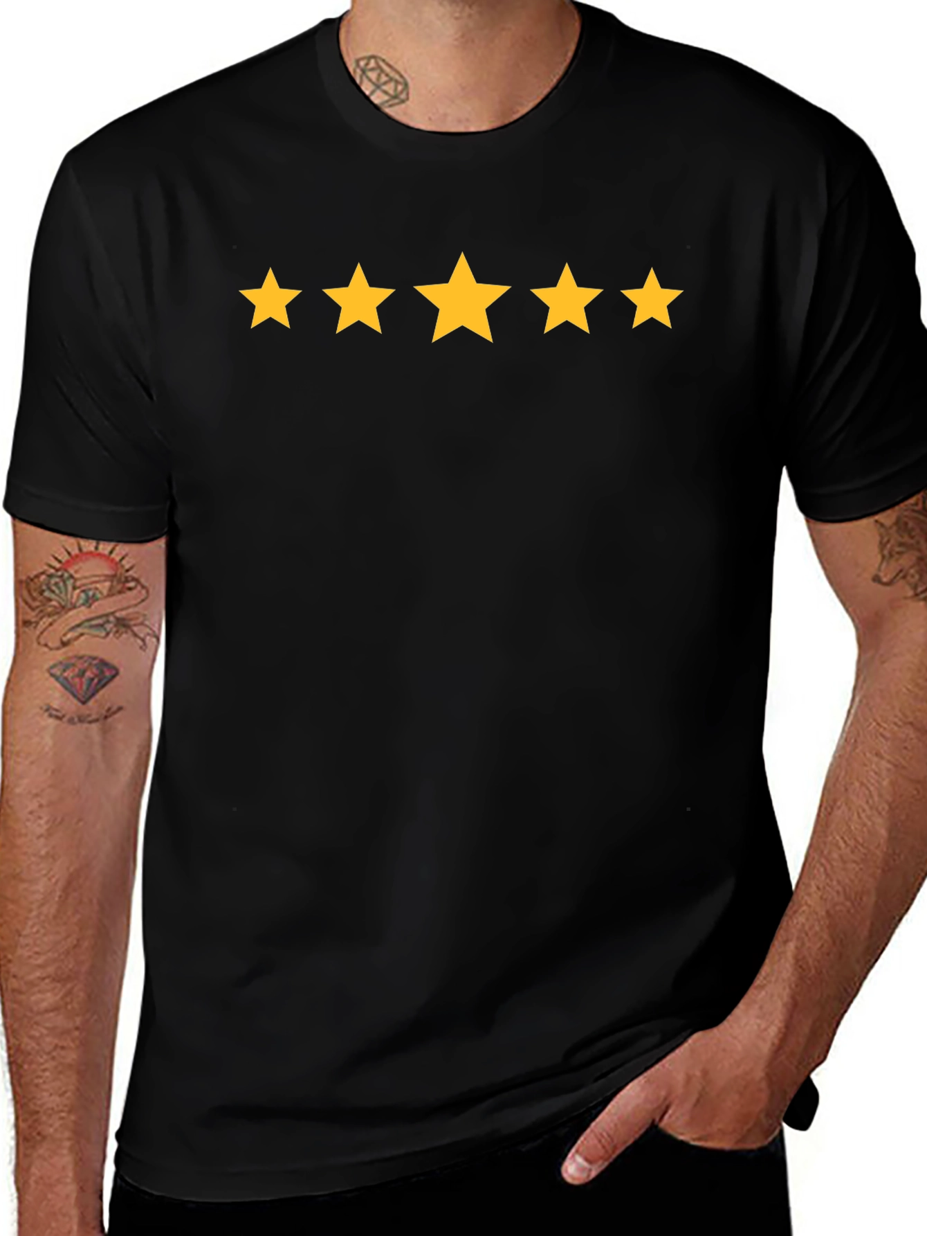 Five Star Graphic Tee - Premium Comfort