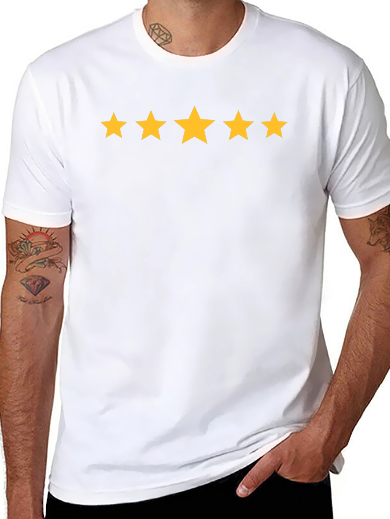 Five Star Graphic Tee - Premium Comfort