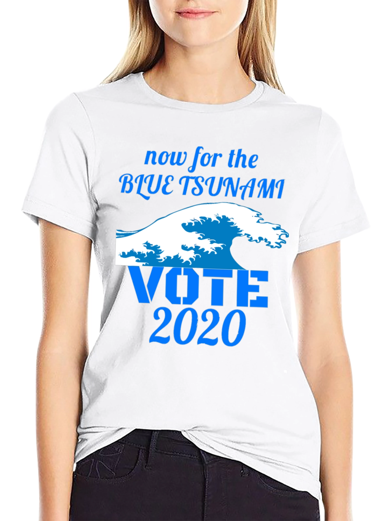 Vote 2020 Blue Tsunami Graphic Tee