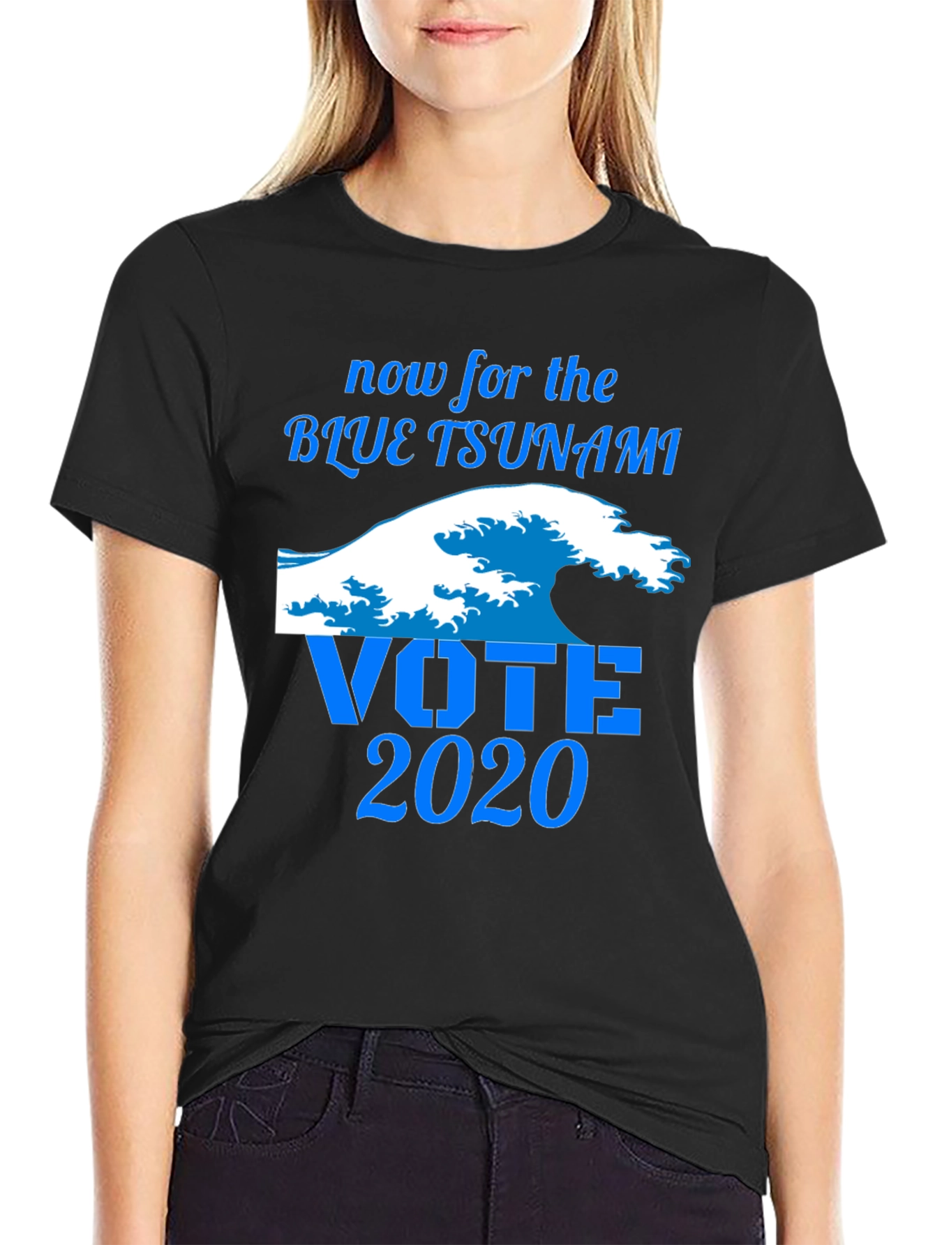 Vote 2020 Blue Tsunami Graphic Tee