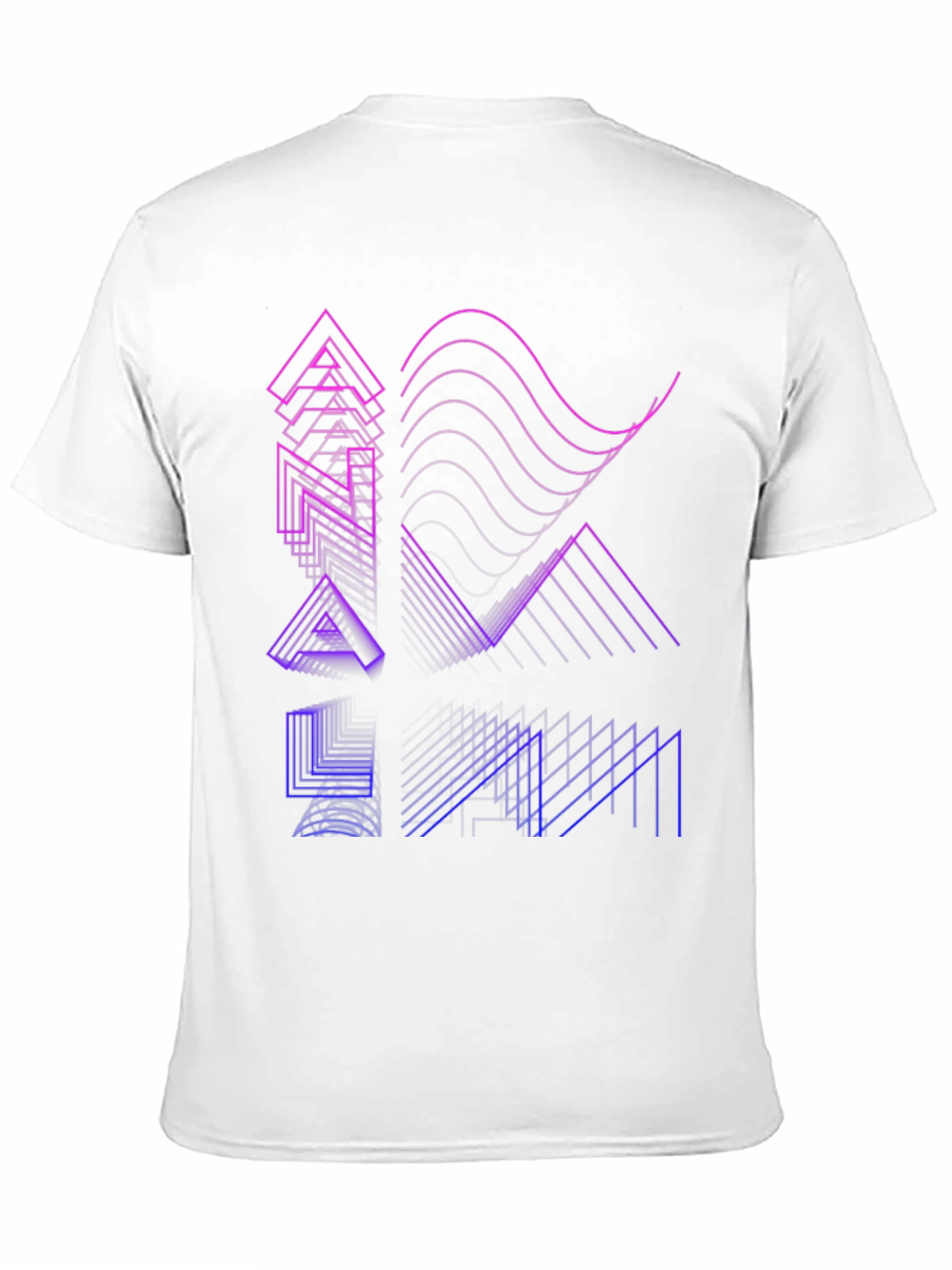 Abstract Graphic Tee - Modern Black T-Shirt