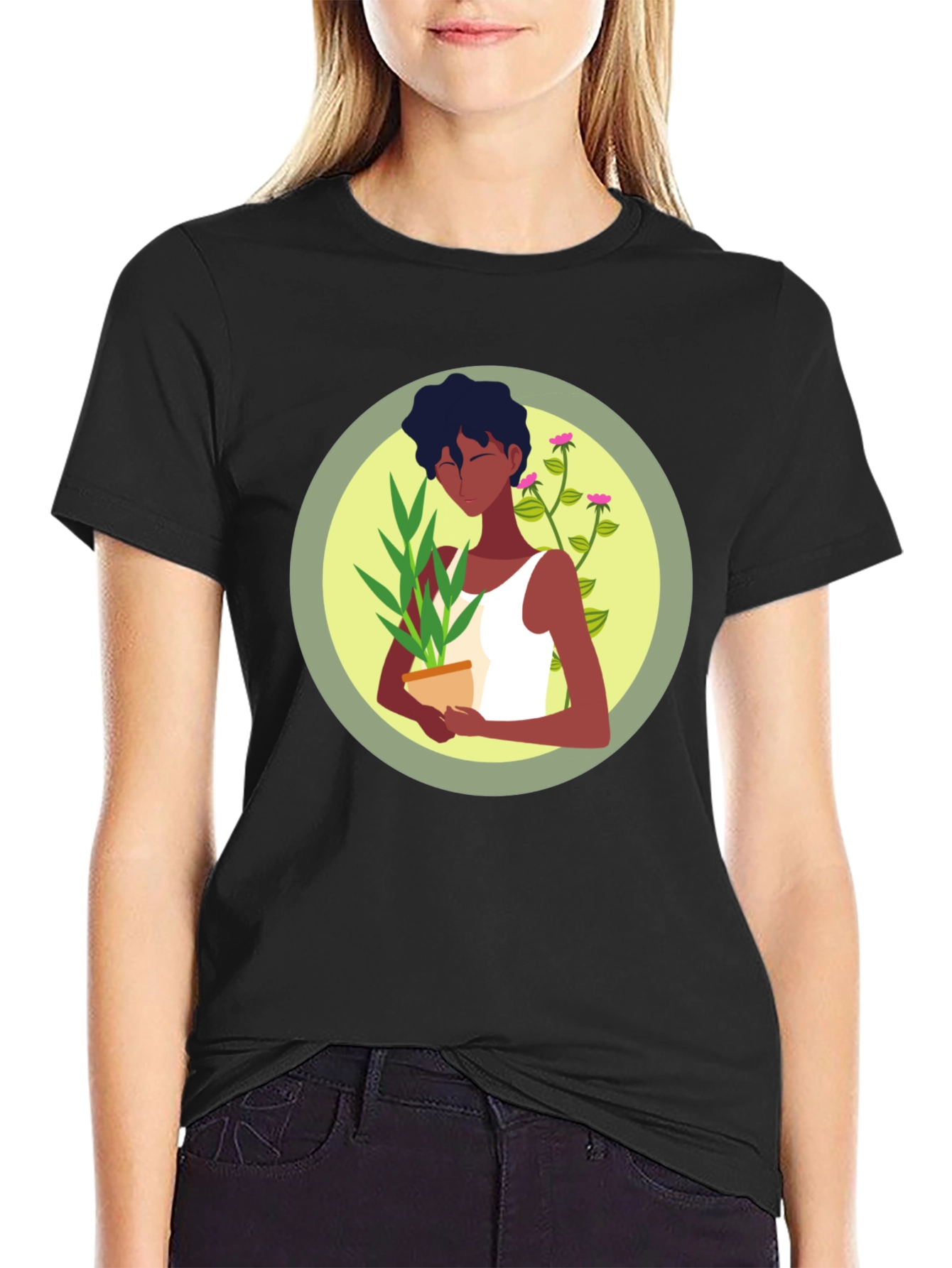 Nature Lover Graphic Tee - Unisex Black T-Shirt