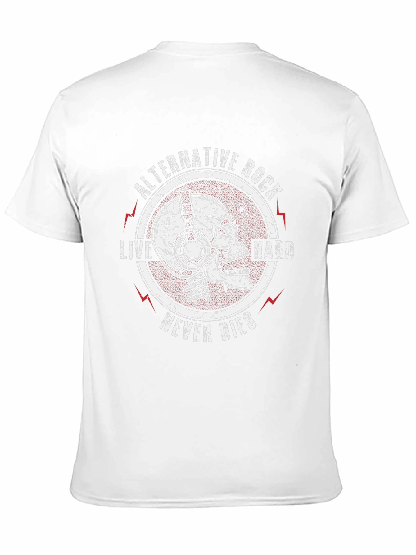 Alternative Rock Skull Graphic T-Shirt