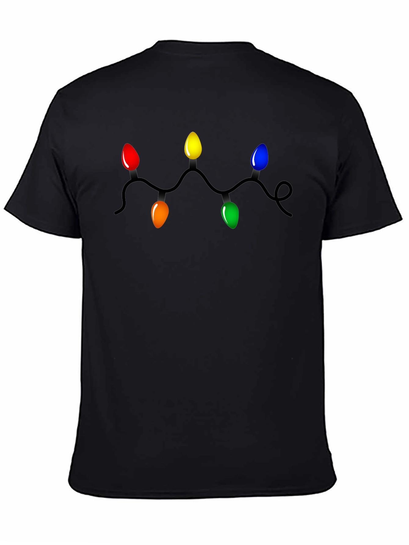 Festive Christmas Lights Graphic T-Shirt