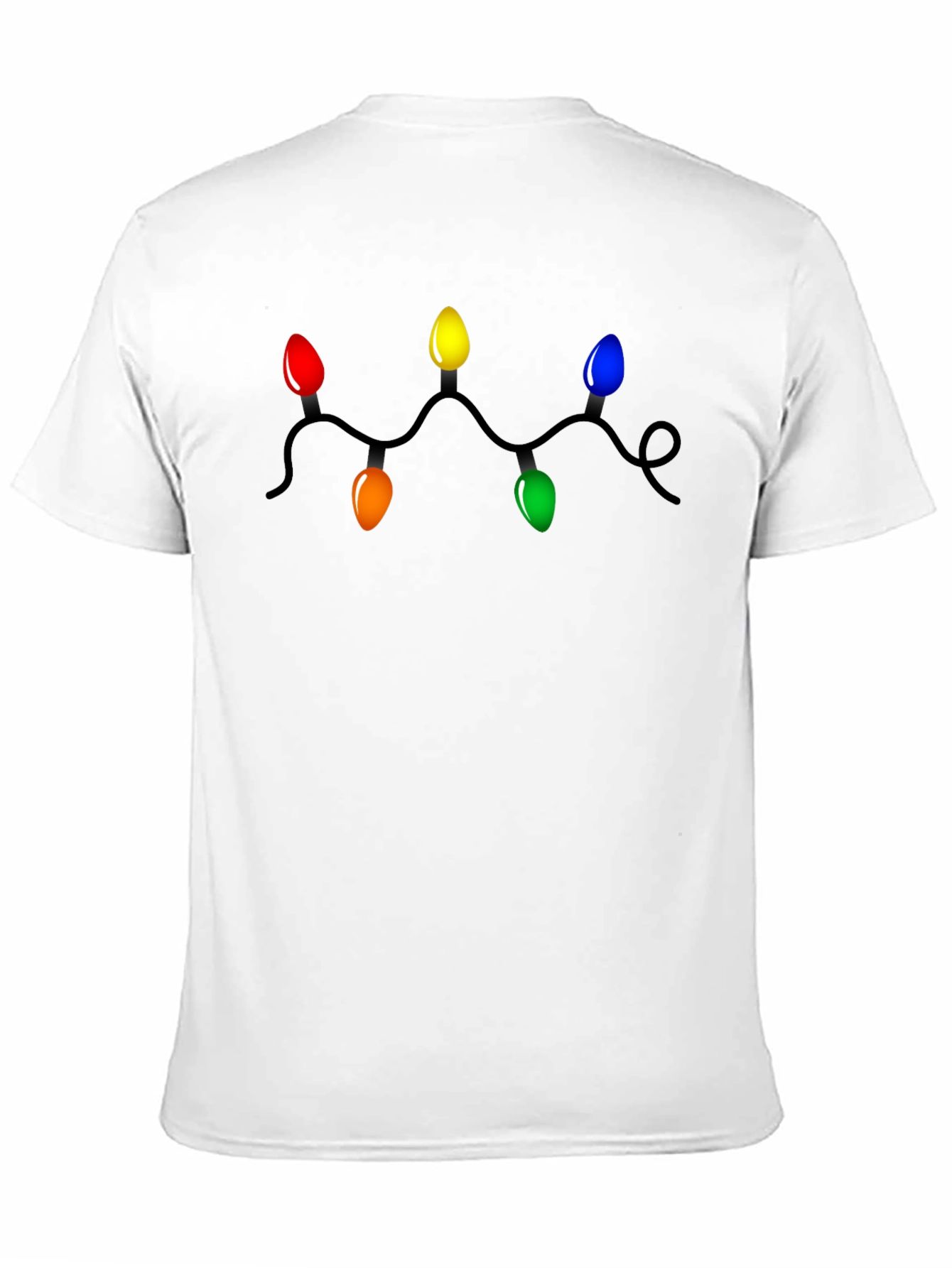 Festive Christmas Lights Graphic T-Shirt