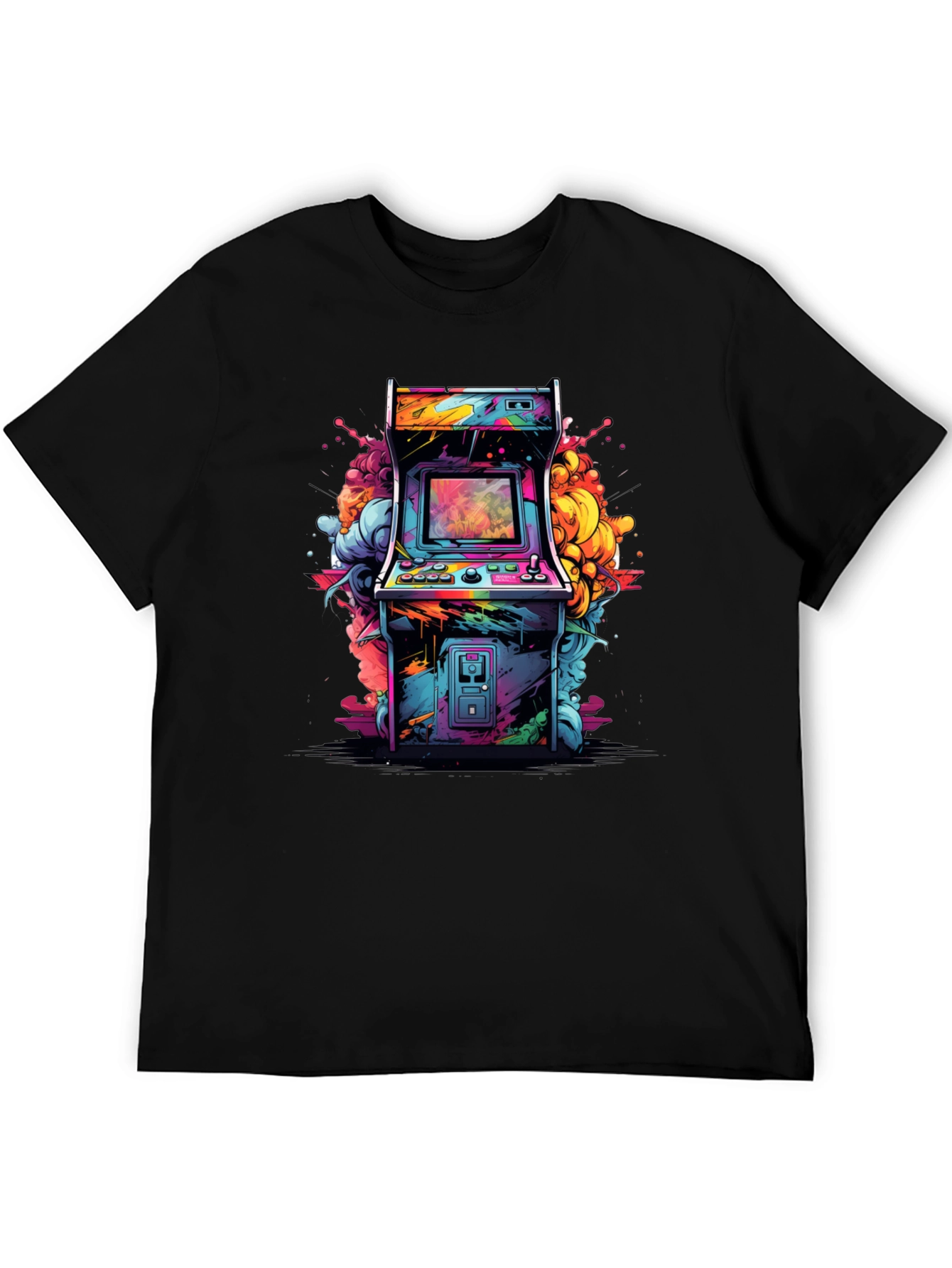Retro Arcade T-Shirt - Vivid Graphic Tee