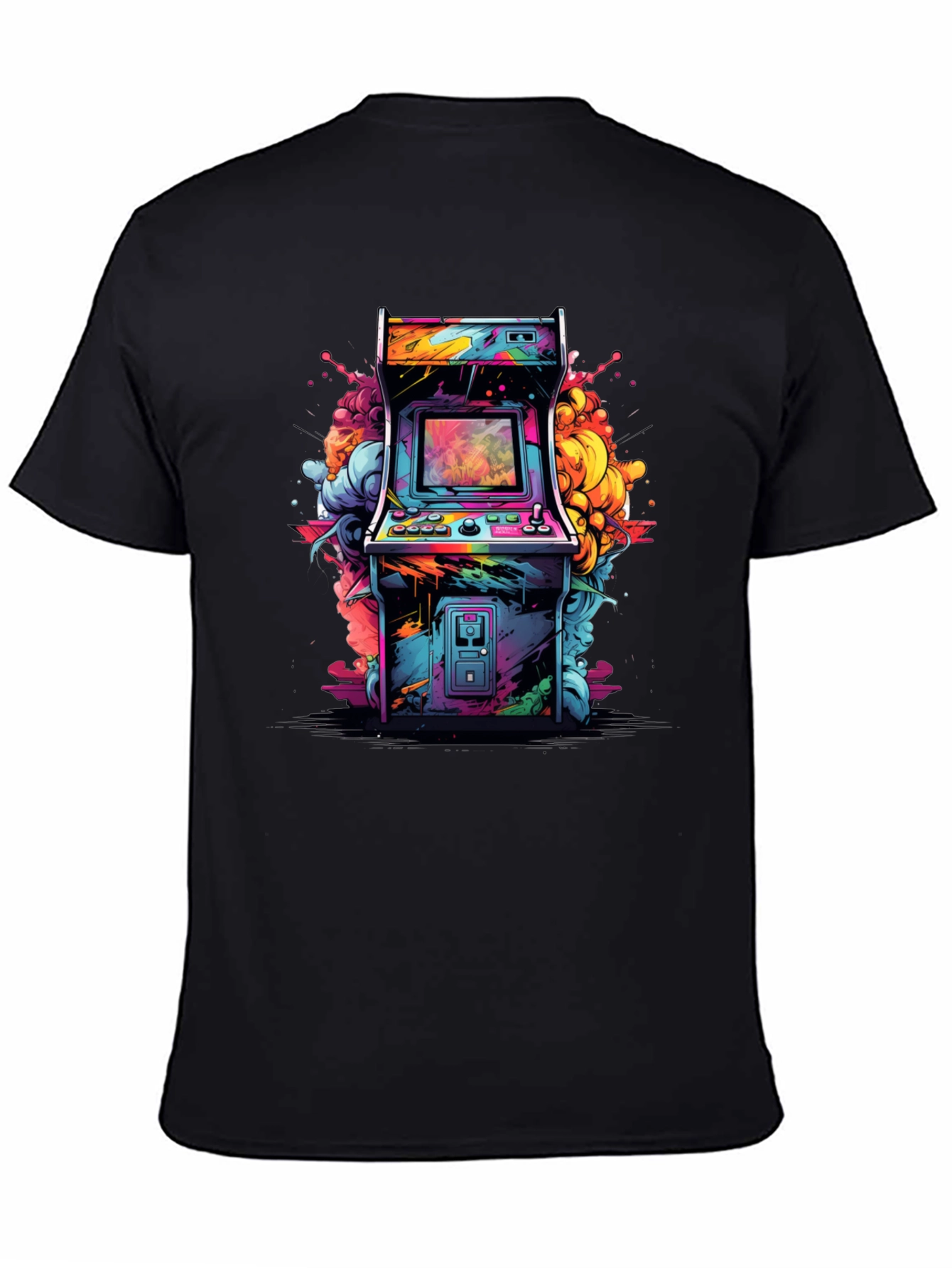 Retro Arcade T-Shirt - Vivid Graphic Tee
