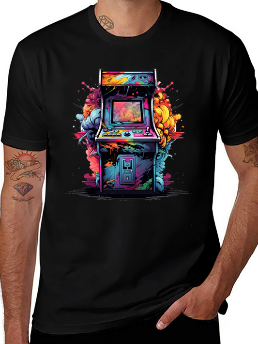Retro Arcade T-Shirt - Vivid Graphic Tee