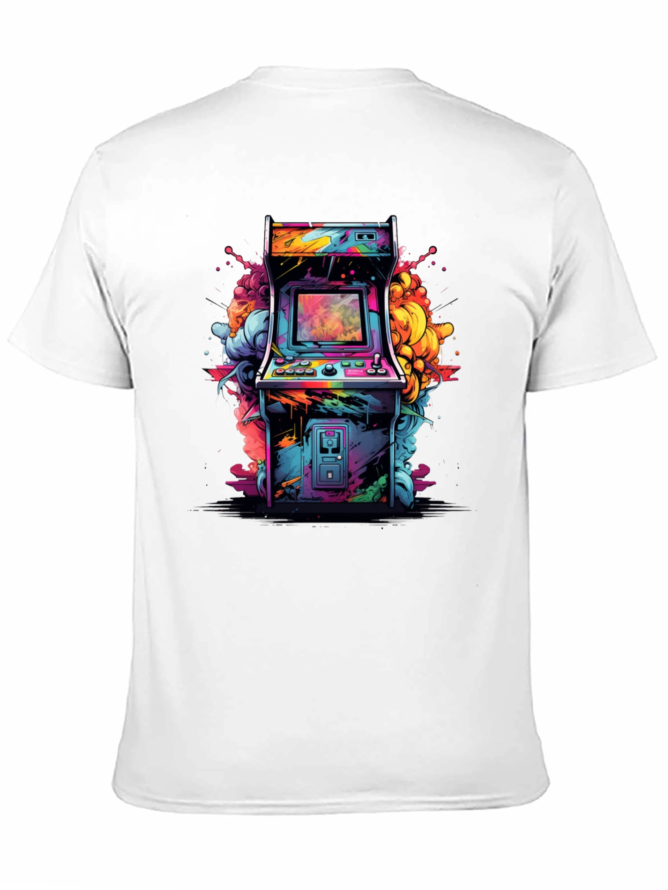 Retro Arcade T-Shirt - Vivid Graphic Tee