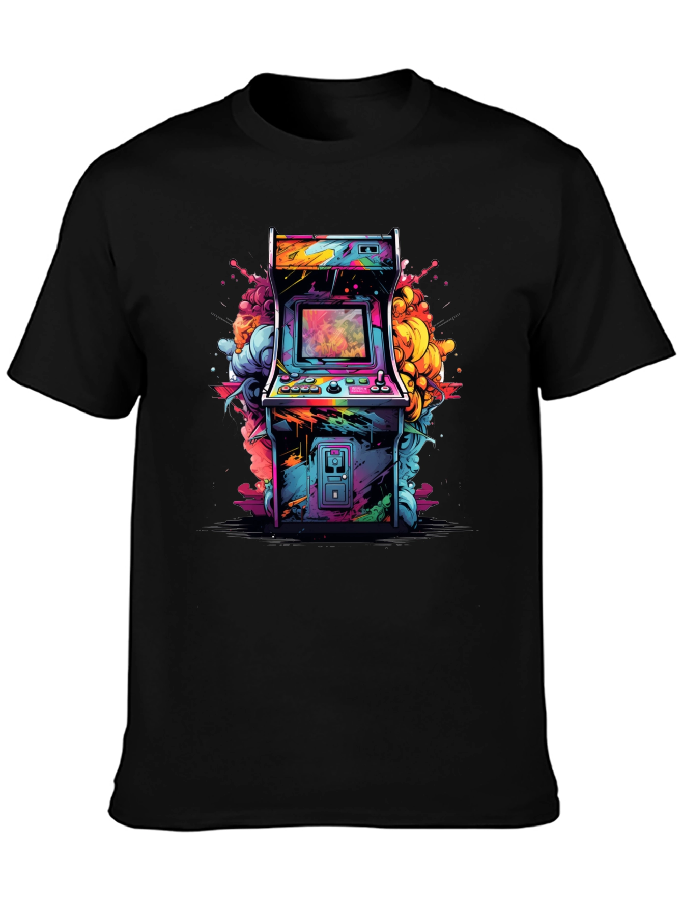 Retro Arcade T-Shirt - Vivid Graphic Tee
