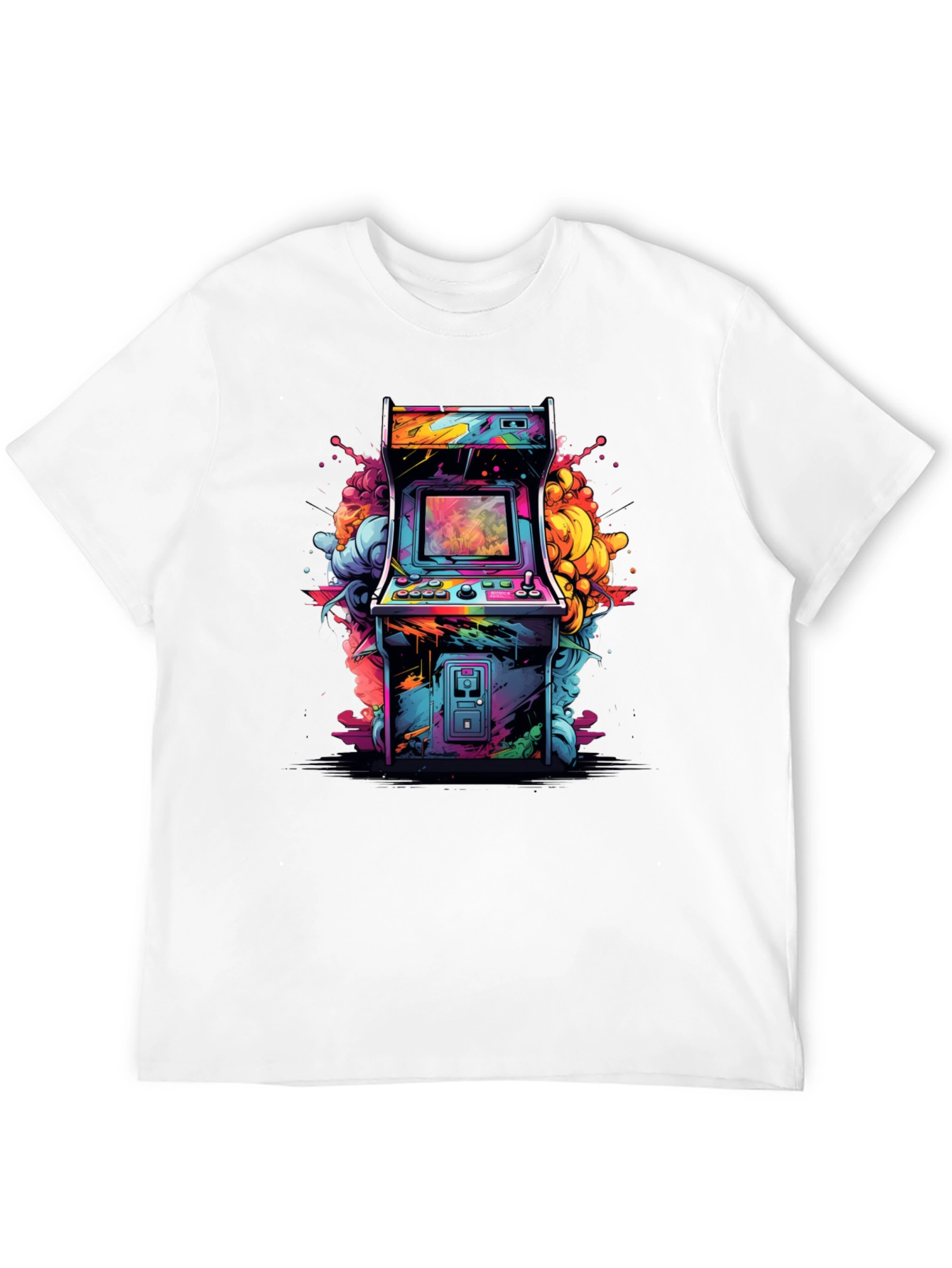 Retro Arcade T-Shirt - Vivid Graphic Tee