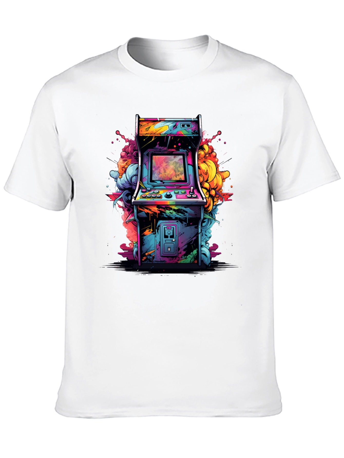 Retro Arcade T-Shirt - Vivid Graphic Tee
