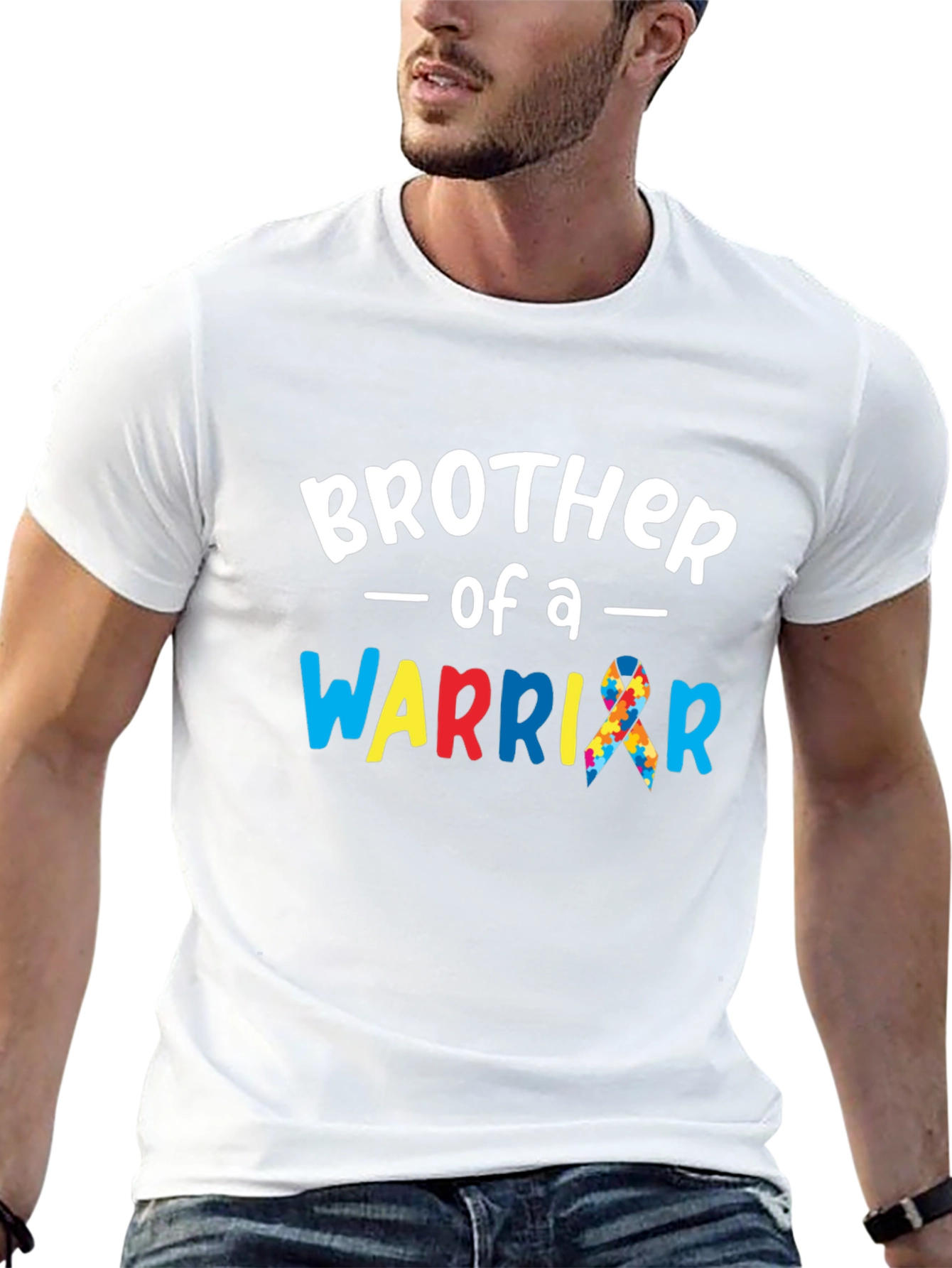 Brother of a Warrior T-Shirt Autism Awareness
