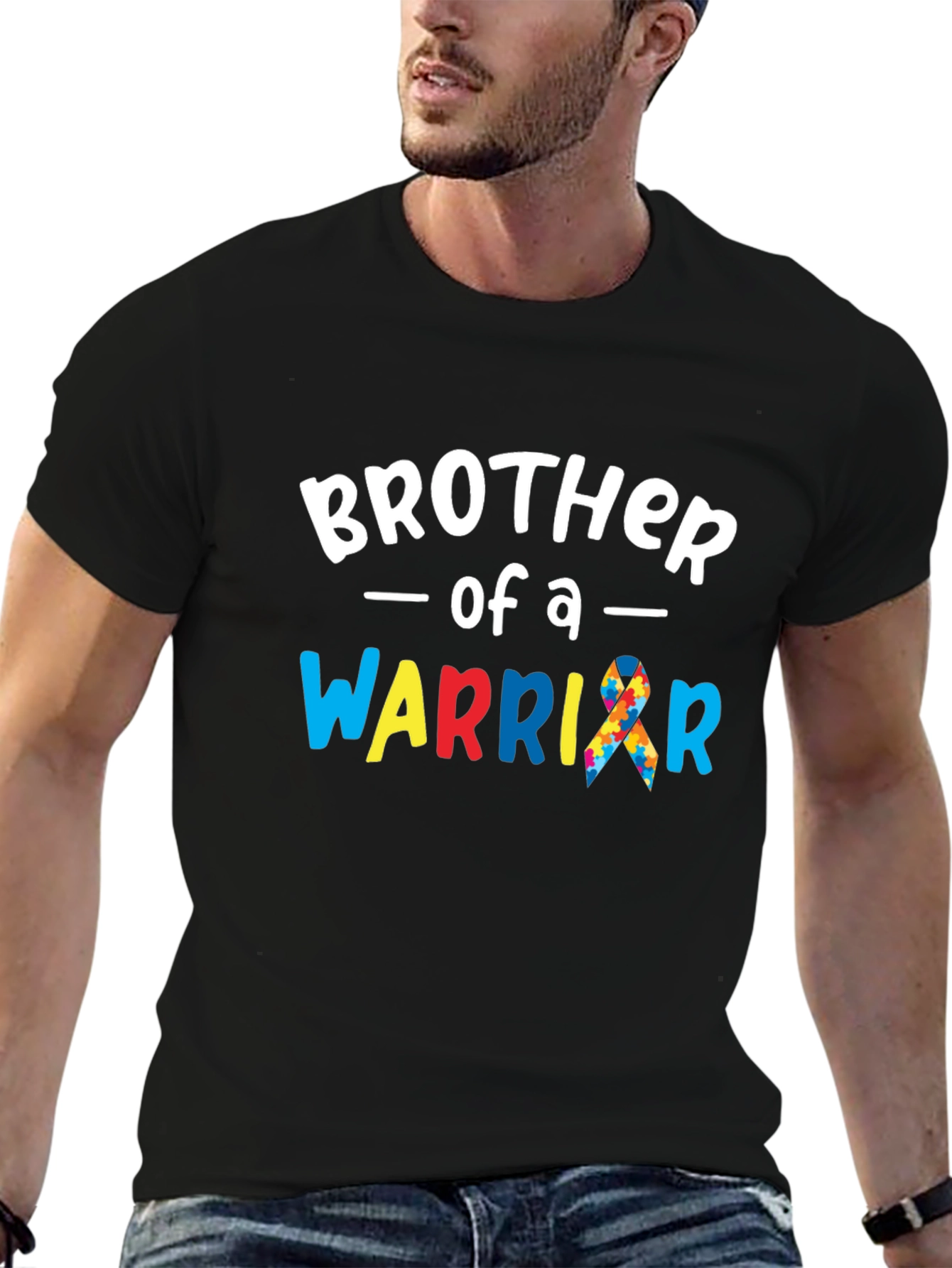 Brother of a Warrior T-Shirt Autism Awareness