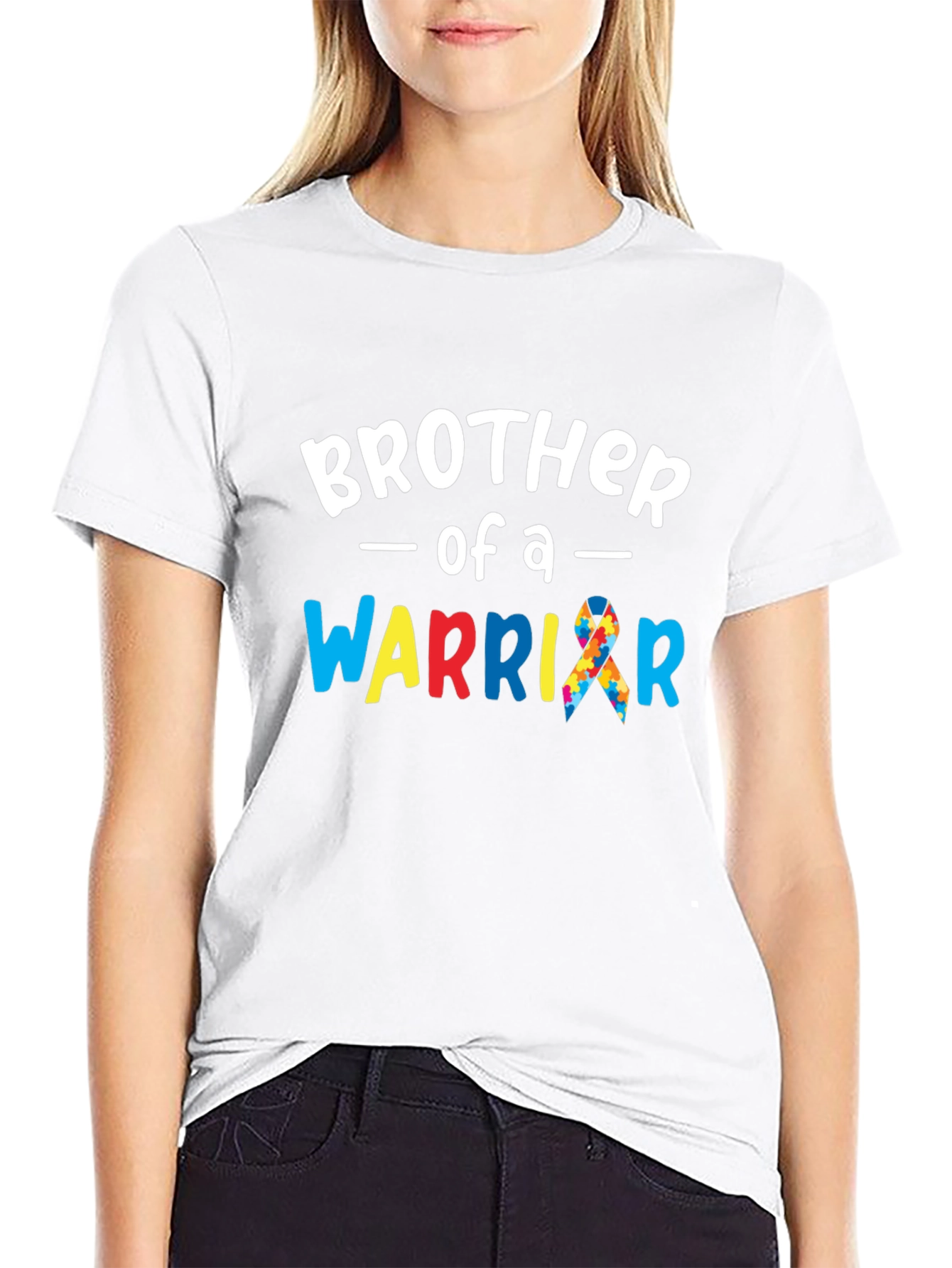 Brother of a Warrior T-Shirt Autism Awareness