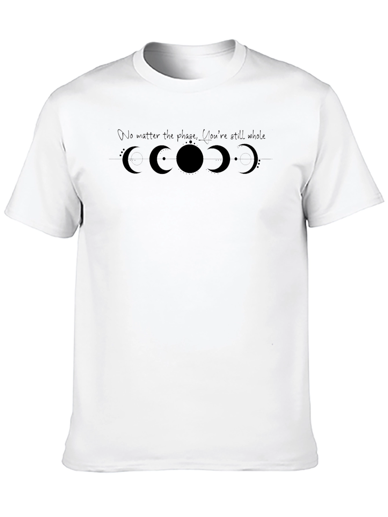Phases of the Moon Graphic Tee - Inspirational Design